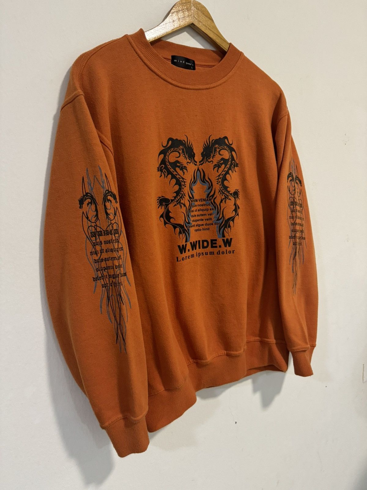 Dragonfly × Vintage Vintage Mind Games Dragon Tatoo Sweatshirt Size US M / EU 48-50 / 2 - 2 Thumbnail