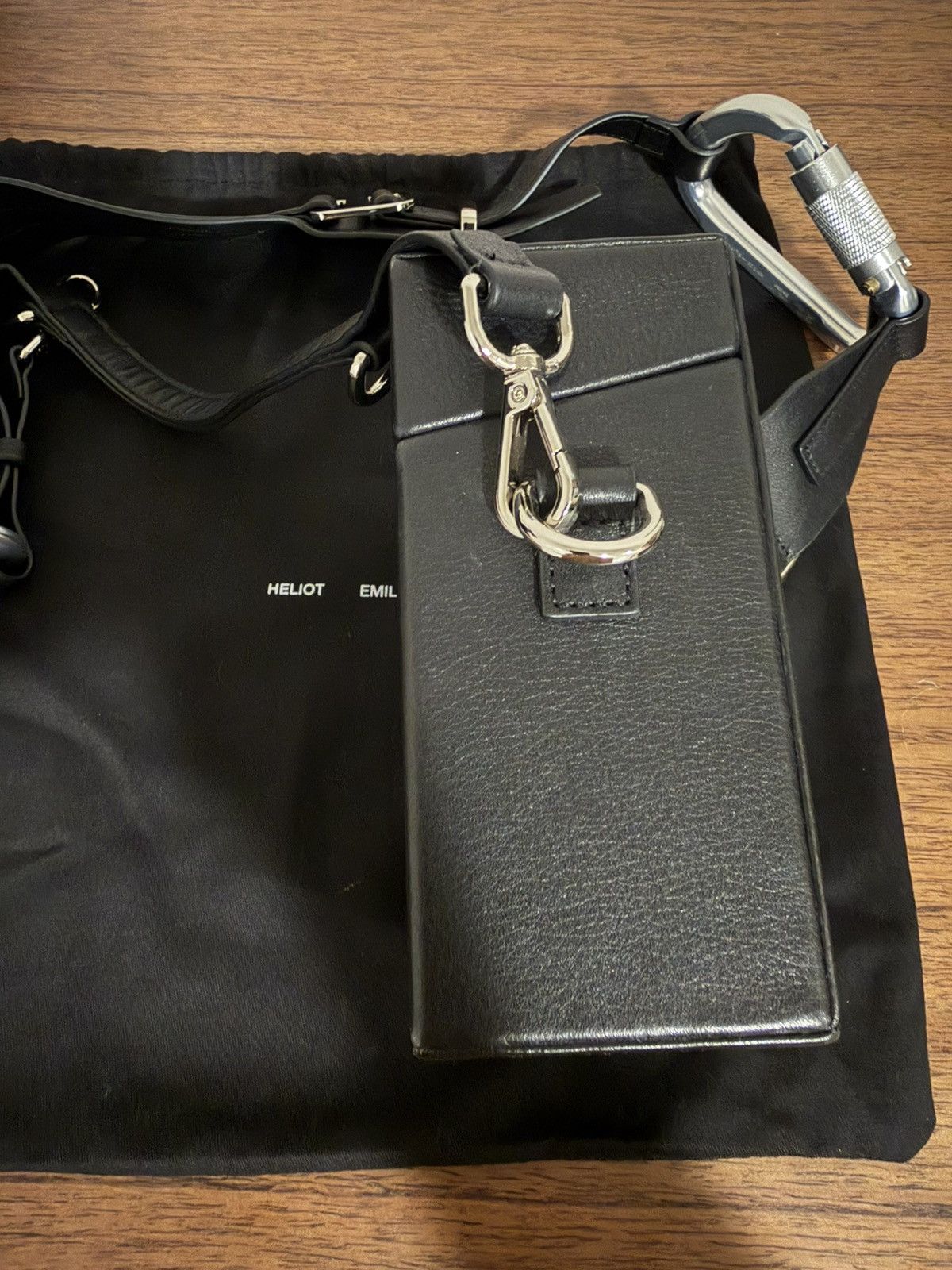 Heliot Emil HELIOT EMIL leather-box messenger bag Size ONE SIZE - 3 Thumbnail