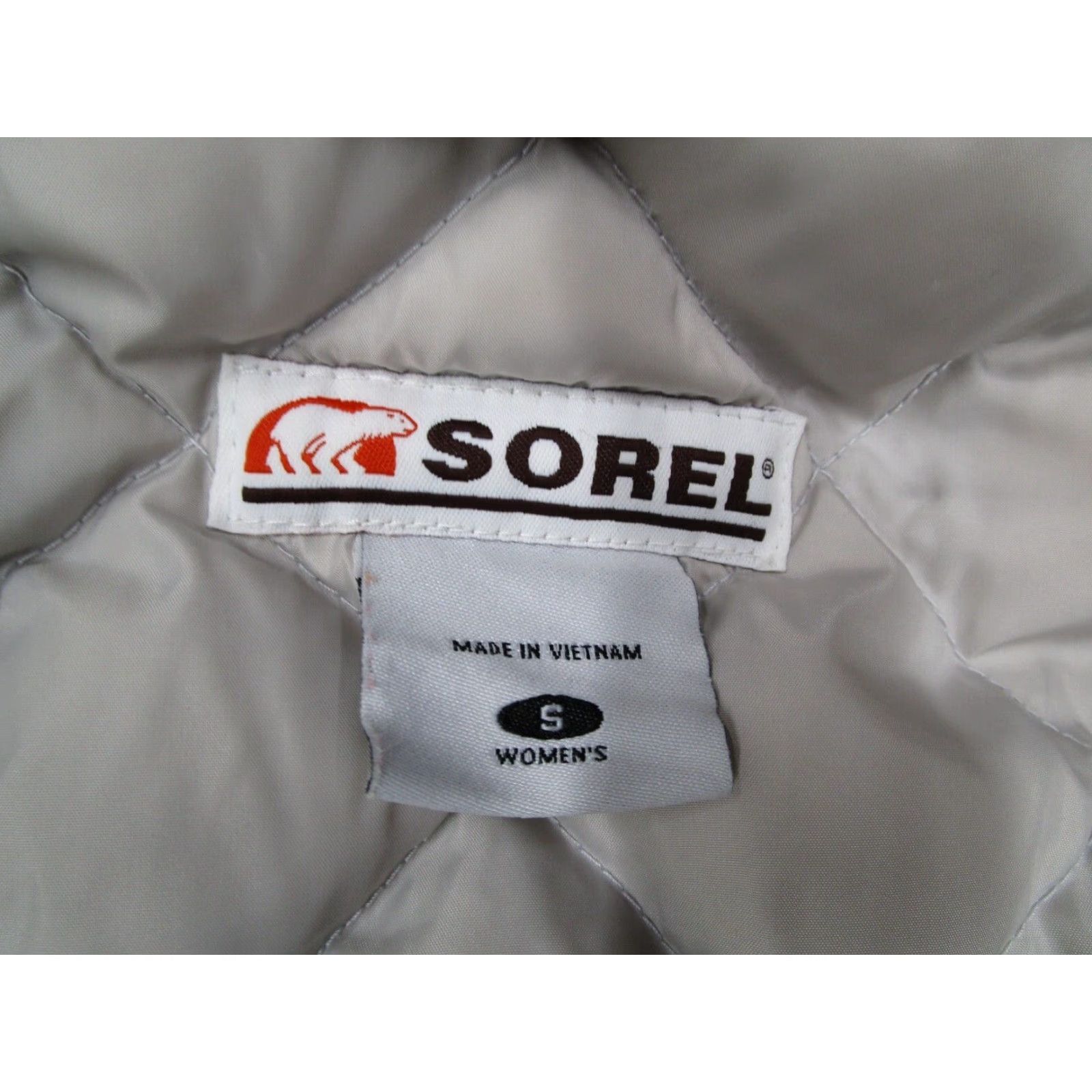SOREL Sorel Women's Jacket Small White Down Full Zip Hooded Faux Fur Trim Gorpcore Size S / US 4 / IT 40 - 3 Thumbnail