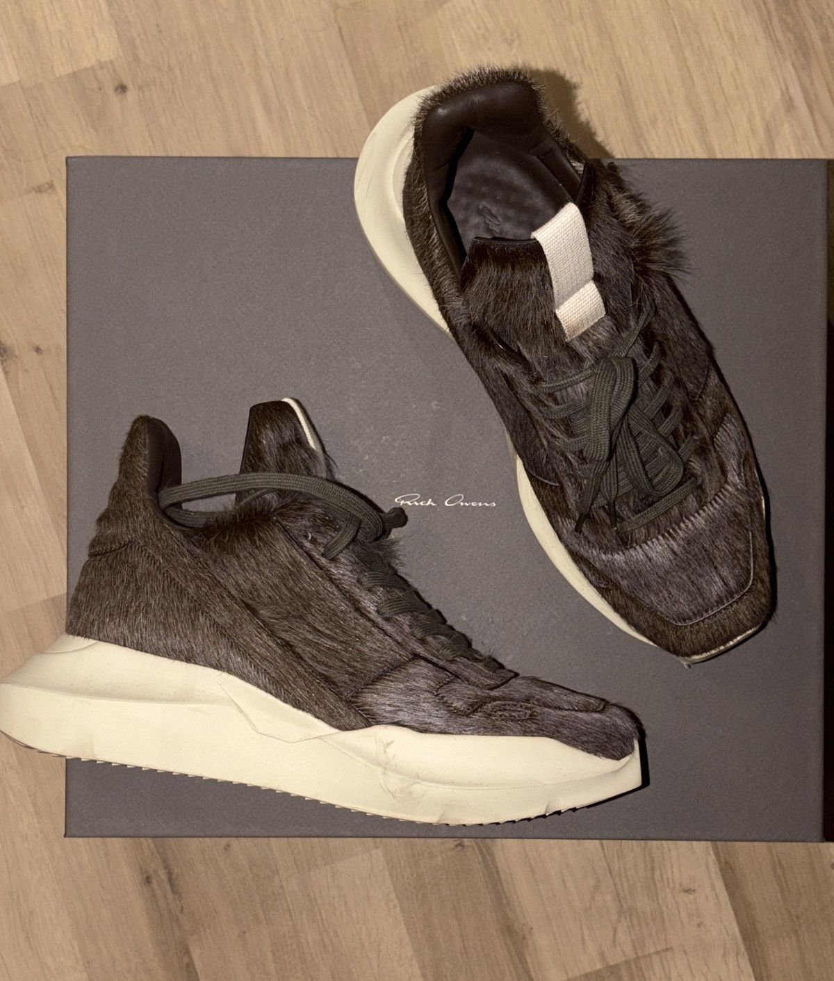 Rick Owens Rick Owens Runner Pony Hair SS26 Size US 7.5 / EU 40-41 - 2 Thumbnail