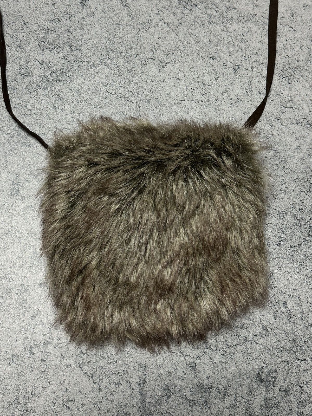 If Six Was Nine Vintage Faux Fur Mohair Y2K Crossbody Shoulder Bag Size ONE SIZE - 4 Thumbnail