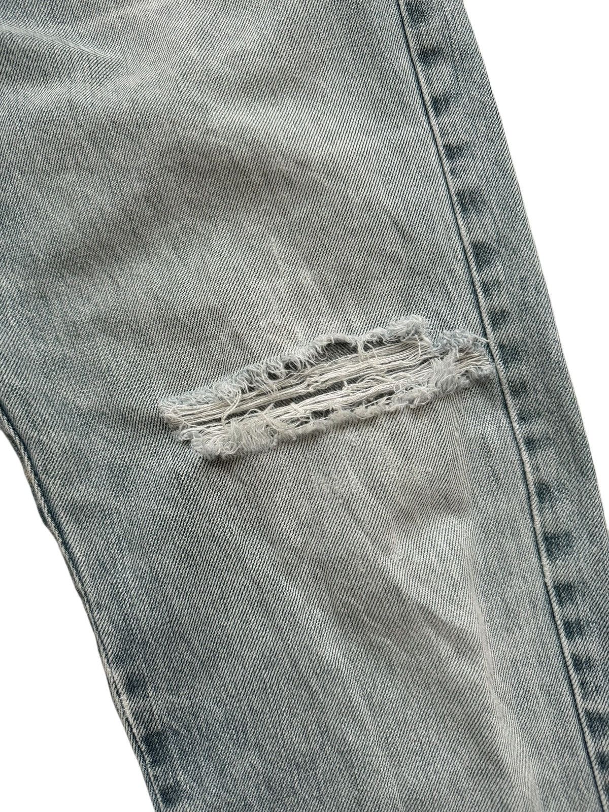 If Six Was Nine Vintage Zara Buckle Back Faded Distressed Jeans Size US 33 - 5 Thumbnail