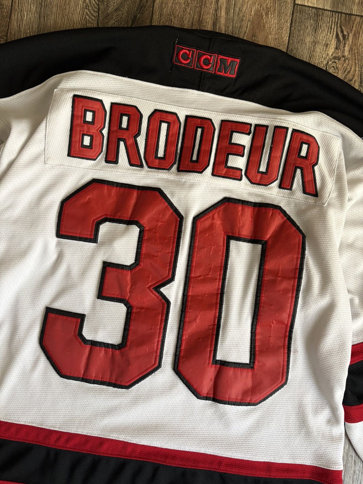 Ccm CCM New Jersey Devils Vintage Hockey NHL Jersey #30 Brodeur Size US M / EU 48-50 / 2 - 20 Thumbnail
