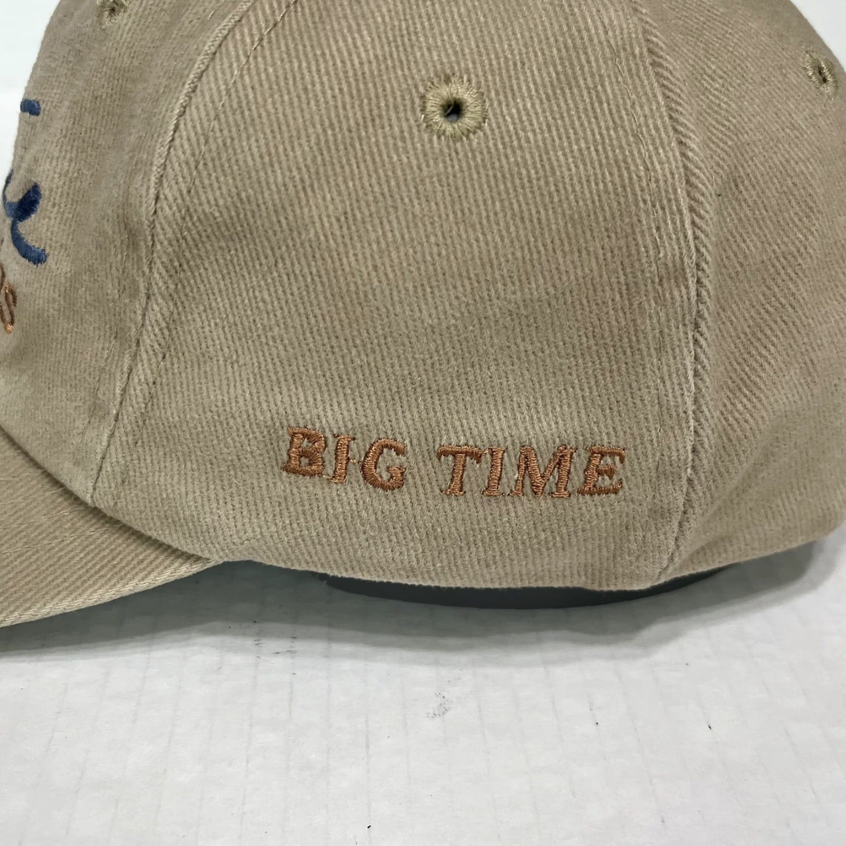 Vintage VINTAGE Unbranded Baseball Cap Hat Mens Beige One Size 90s Punk Retro Rock Trace Adkins Promo Cap Strap Back Big Time CD Release Vintage Hat Size ONE SIZE - 4 Thumbnail