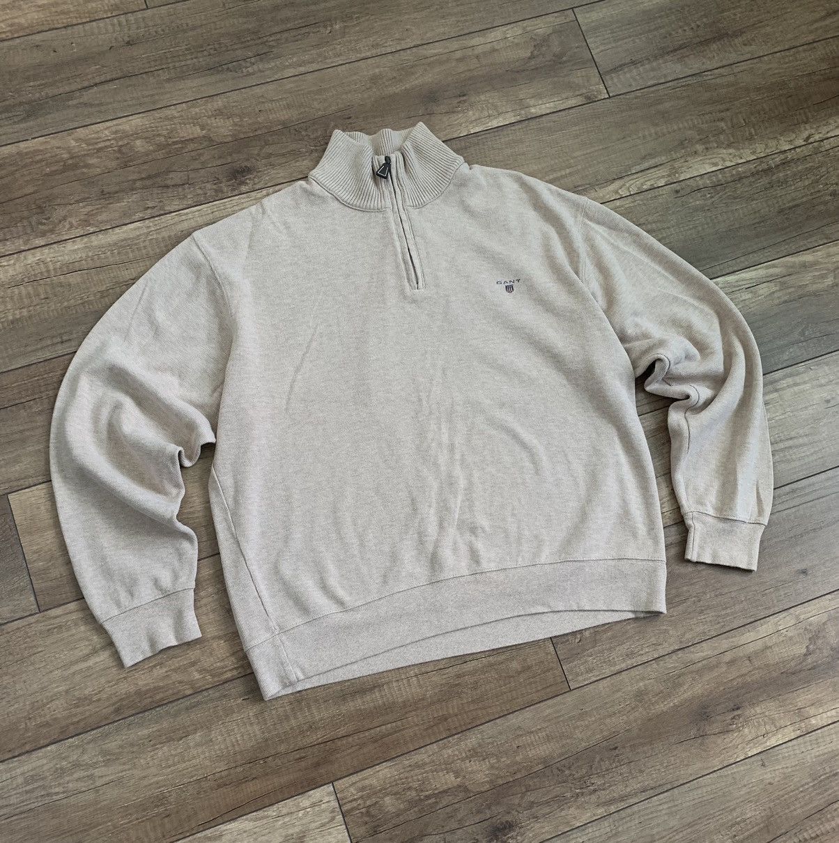 Gant Gant 1/4 Zip Cotton Sweater Pullover Size US XXL / EU 58 / 5 - 4 Thumbnail