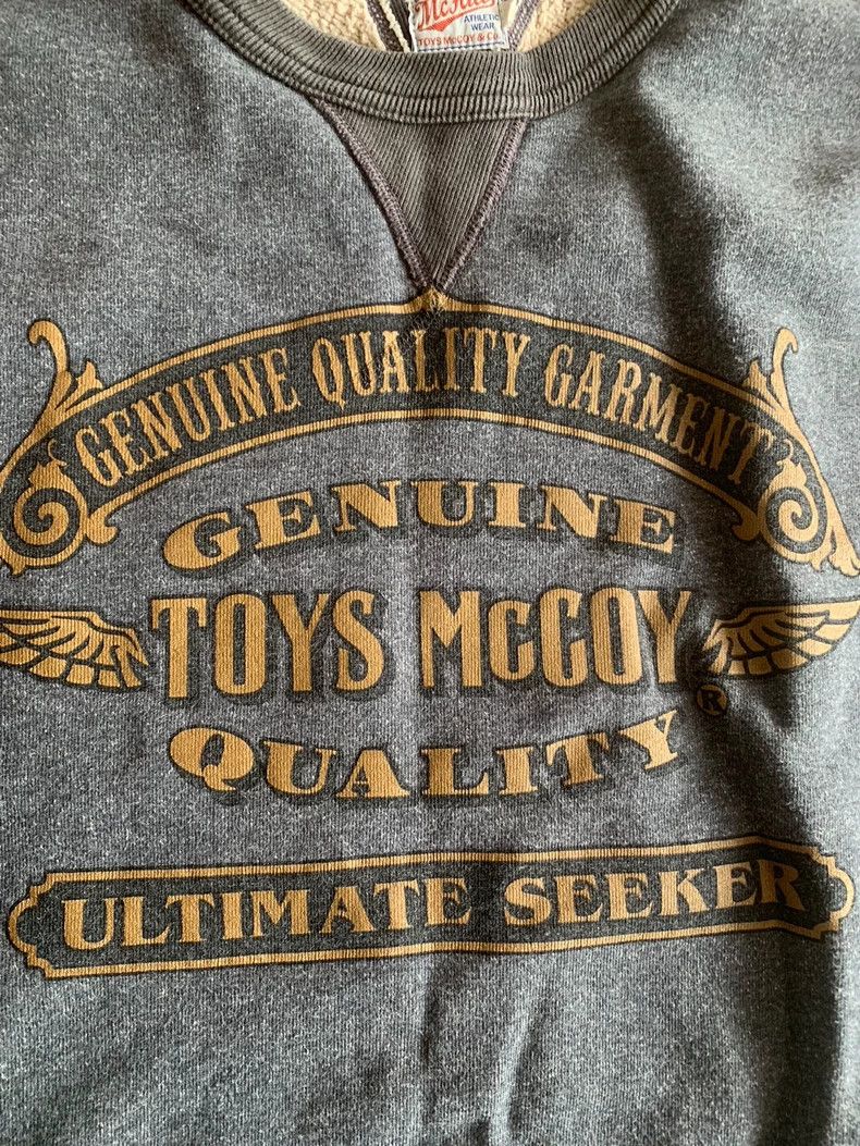 TOYS McCOY TOYS McCoy TMC2374 Gold Logo Printed Cotton Fleece Sweatsh Size US XXL / EU 58 / 5 - 3 Thumbnail