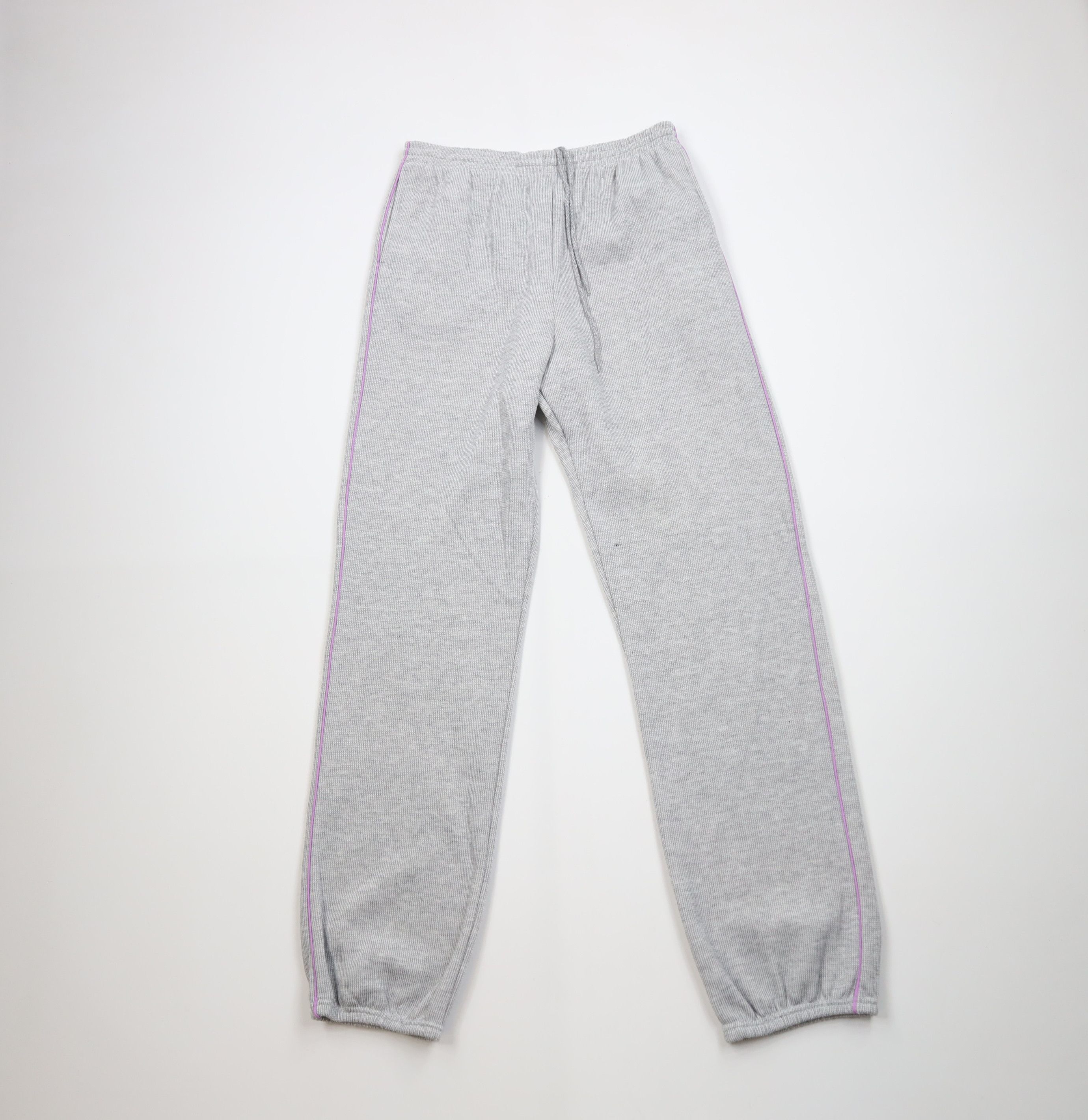 Vintage Vintage 90s Streetwear Triblend Thermal Sweatpants Joggers Size 28" / US 6 / IT 42 - 1 Thumbnail