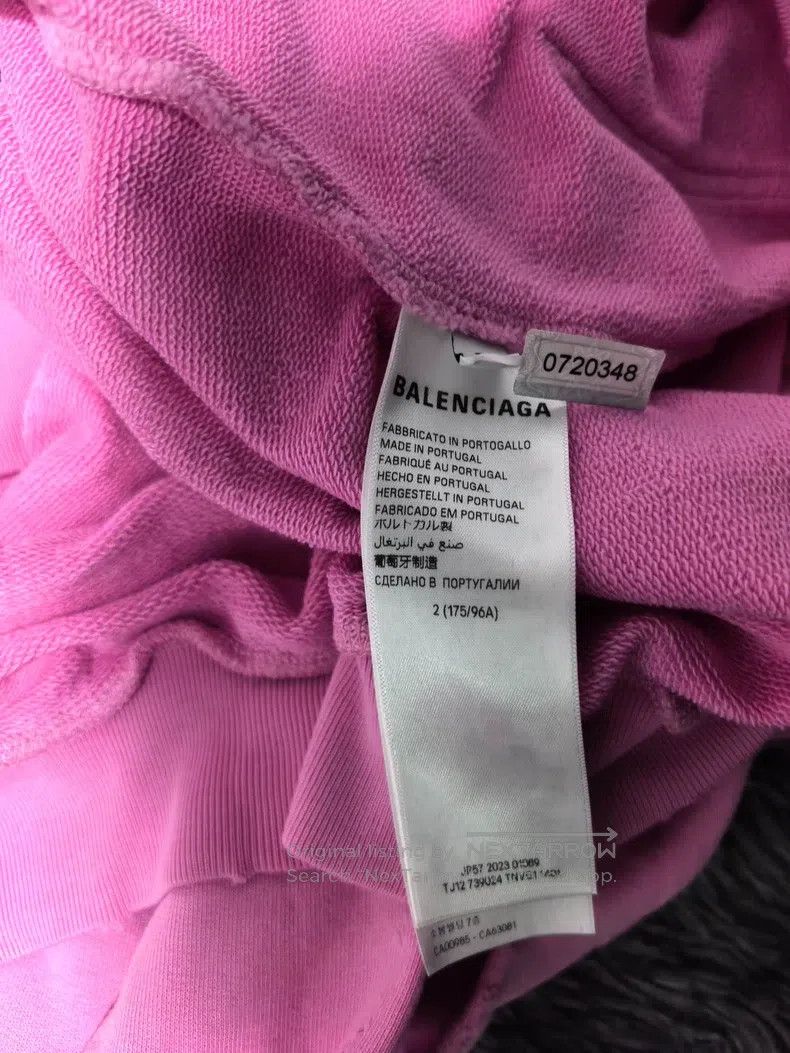 Balenciaga Balenciaga Pink Watercolor Splatter Hoodie Size US M / EU 48-50 / 2 - 3 Thumbnail