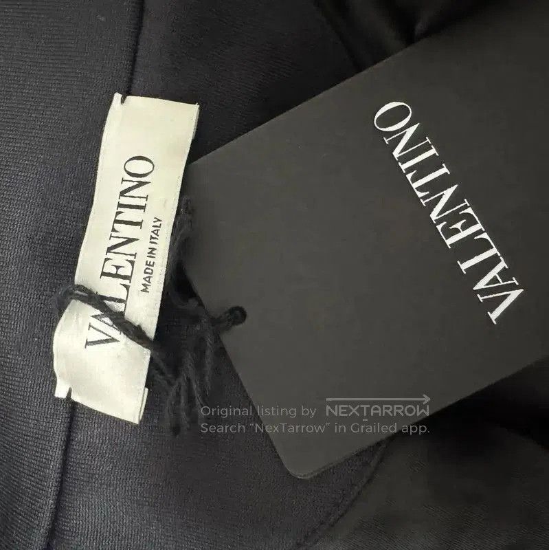 Valentino Valentino Men's Black Embroidered Logo Jacket . Size US M / EU 48-50 / 2 - 3 Thumbnail