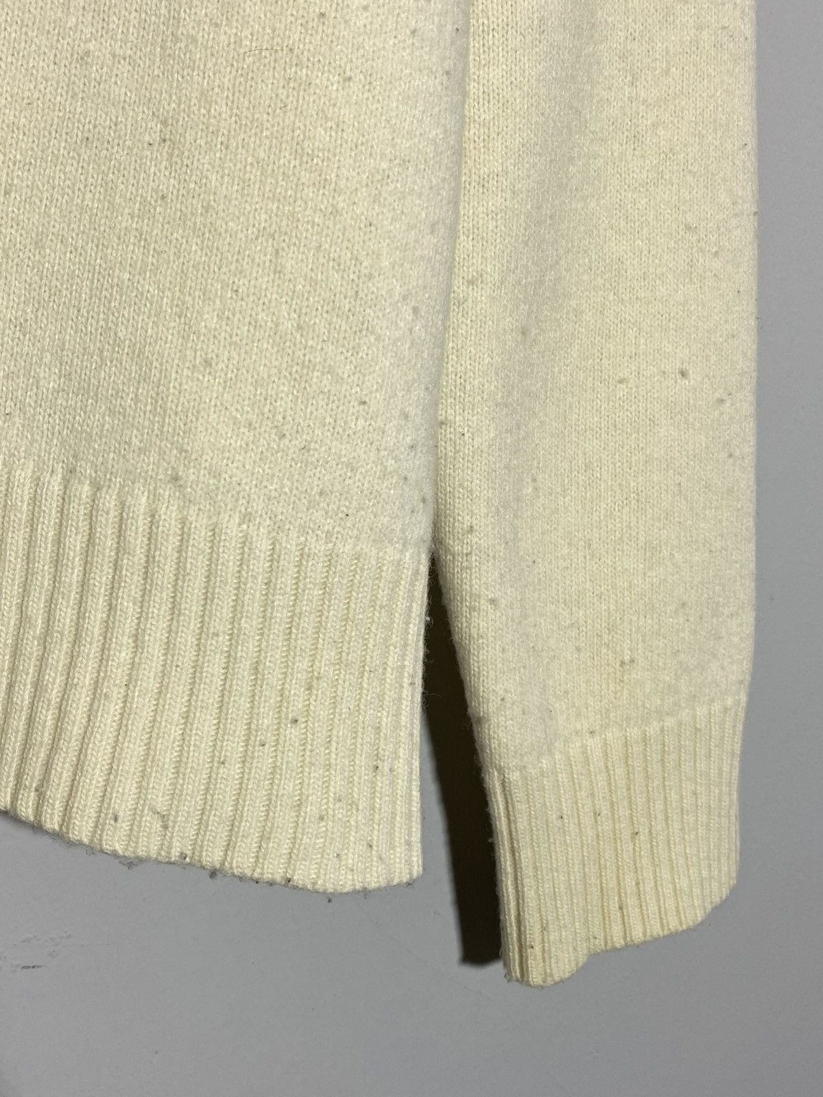 Stone Island Vintage Stone Island Wool Creamy Sweater Rare Item Size US S / EU 44-46 / 1 - 6 Thumbnail