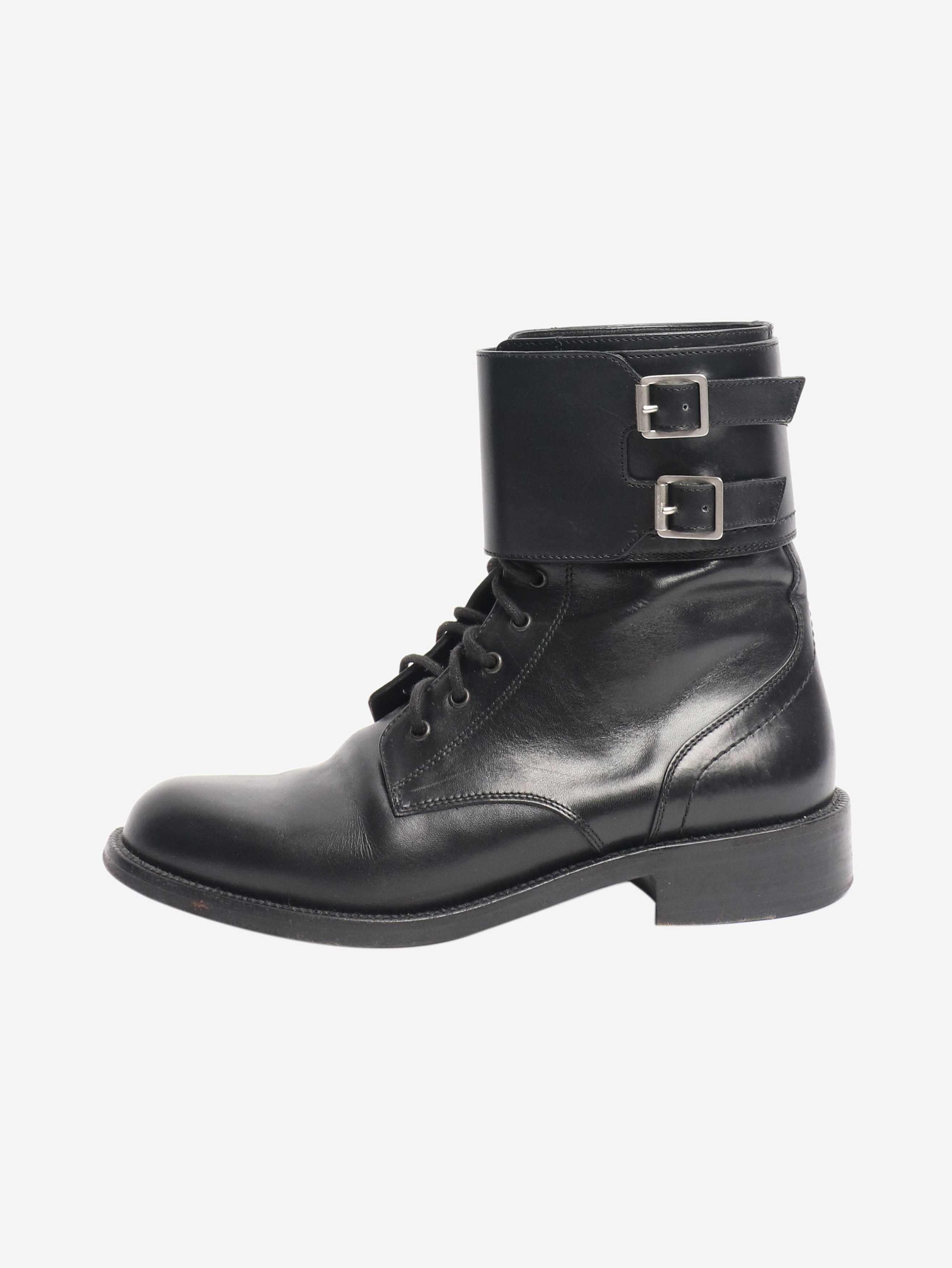 Other Black Patti combat boots - EU 37 Size US 6 / IT 36 - 1 Thumbnail