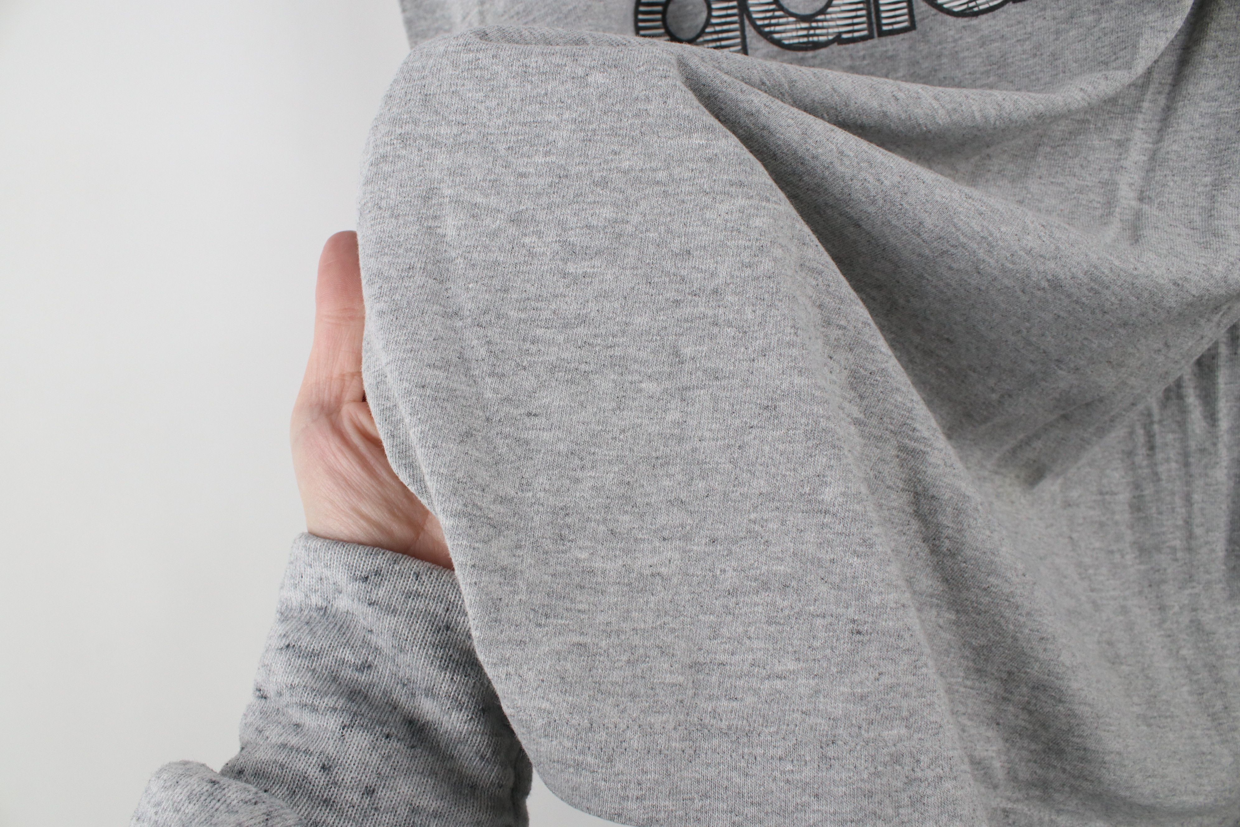 Adidas × Vintage Vintage Adidas Spell Out Big Logo Long Sleeve T-Shirt Gray Size US S / EU 44-46 / 1 - 7 Thumbnail