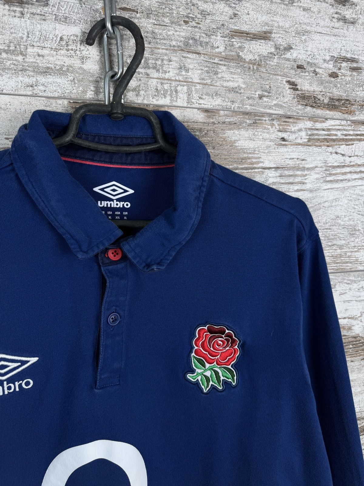 Umbro × Vintage Mens Vintage Umbro England Rugby league sweatshirt T-shirt Size US XL / EU 56 / 4 - 7 Thumbnail
