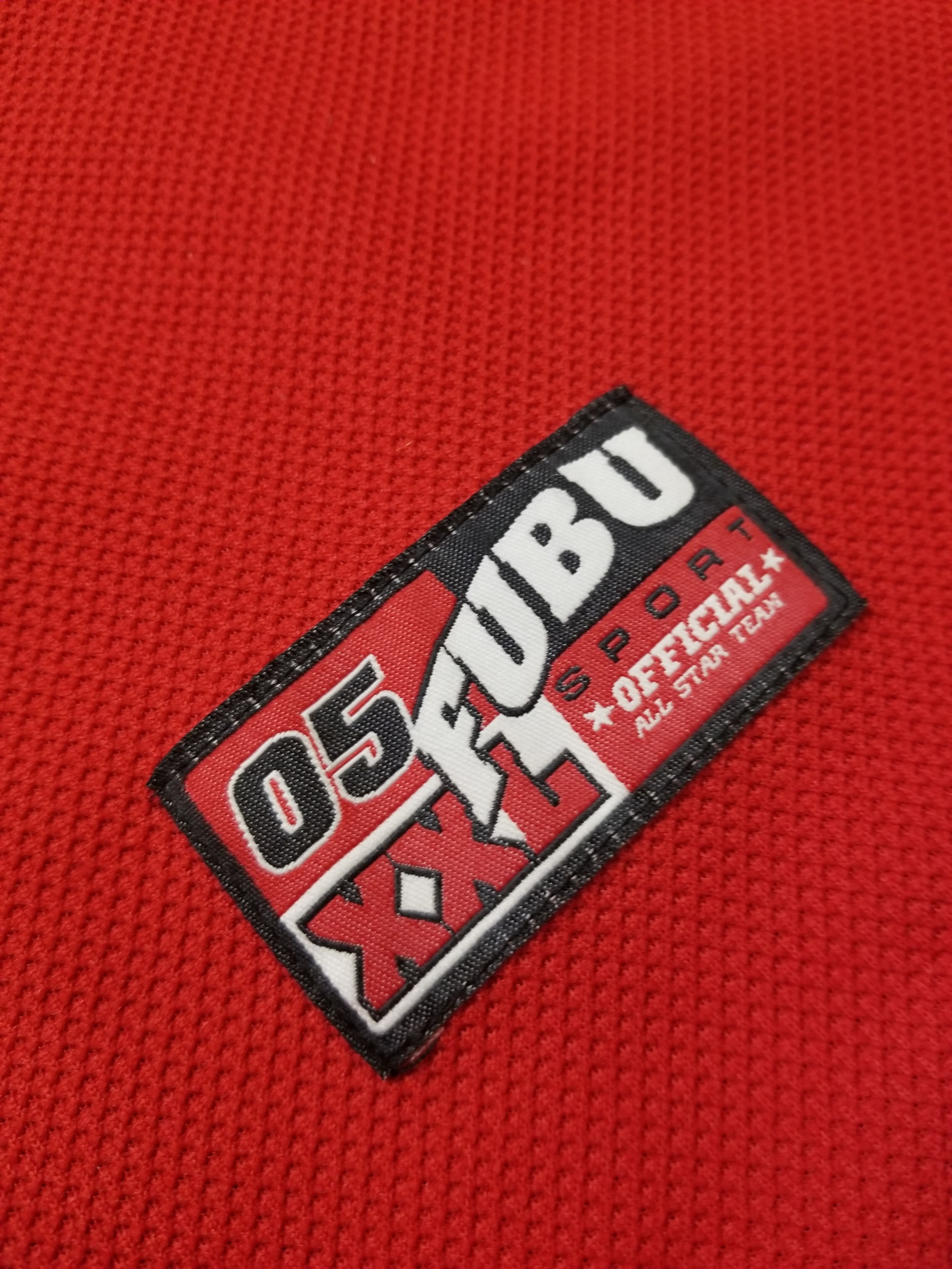 Fubu Vintage Y2K FUBU Sports Red Baseball Stitched Hip Hop Jersey Size US XXL / EU 58 / 5 - 12 Thumbnail