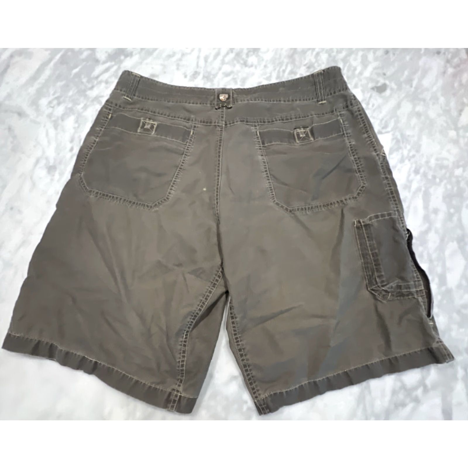 Vintage VINTAGE Kuhl Mens Shorts 36 Gray Cargo Outdoor Hiking Casual Summer Spring Fall Size US 36 / EU 52 - 3 Thumbnail