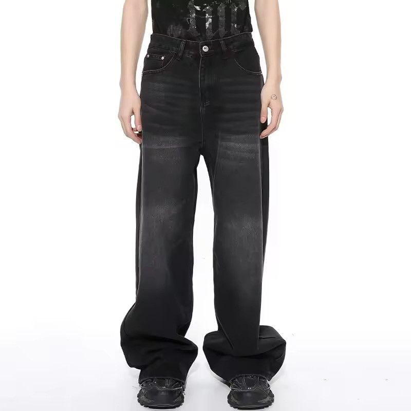 Jean Chiyuri x Maeda Black Washed Denim Jeans Size US 29 - 1 Thumbnail