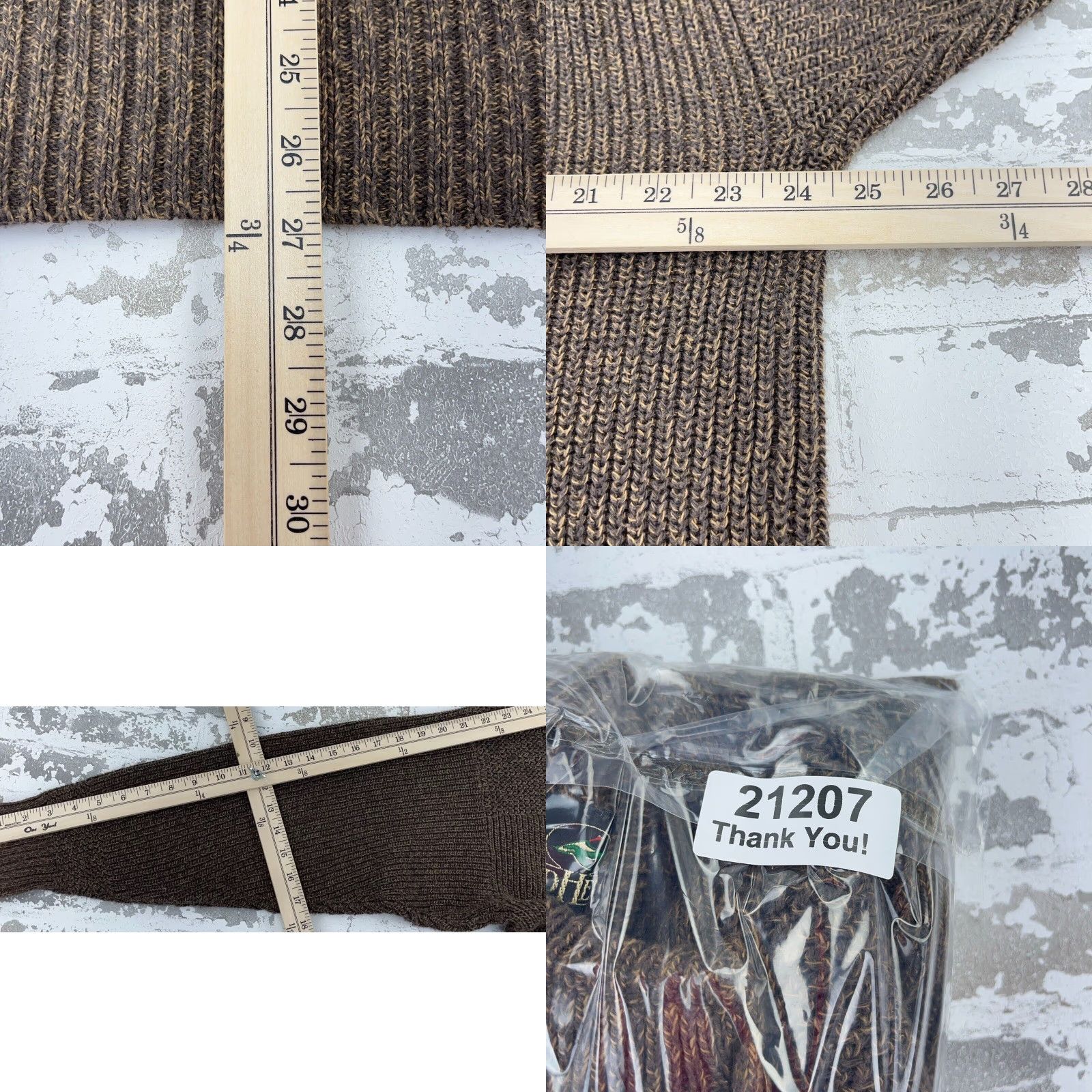 Vintage RedHead Sweater Men L Brown Henley Pullover Heavy Knit Crew Neck Adult Size L Solid Chunky Knit Embroidered Logo Brown RedHead Pullover Mens Size US L / EU 52-54 / 3 - 8 Thumbnail