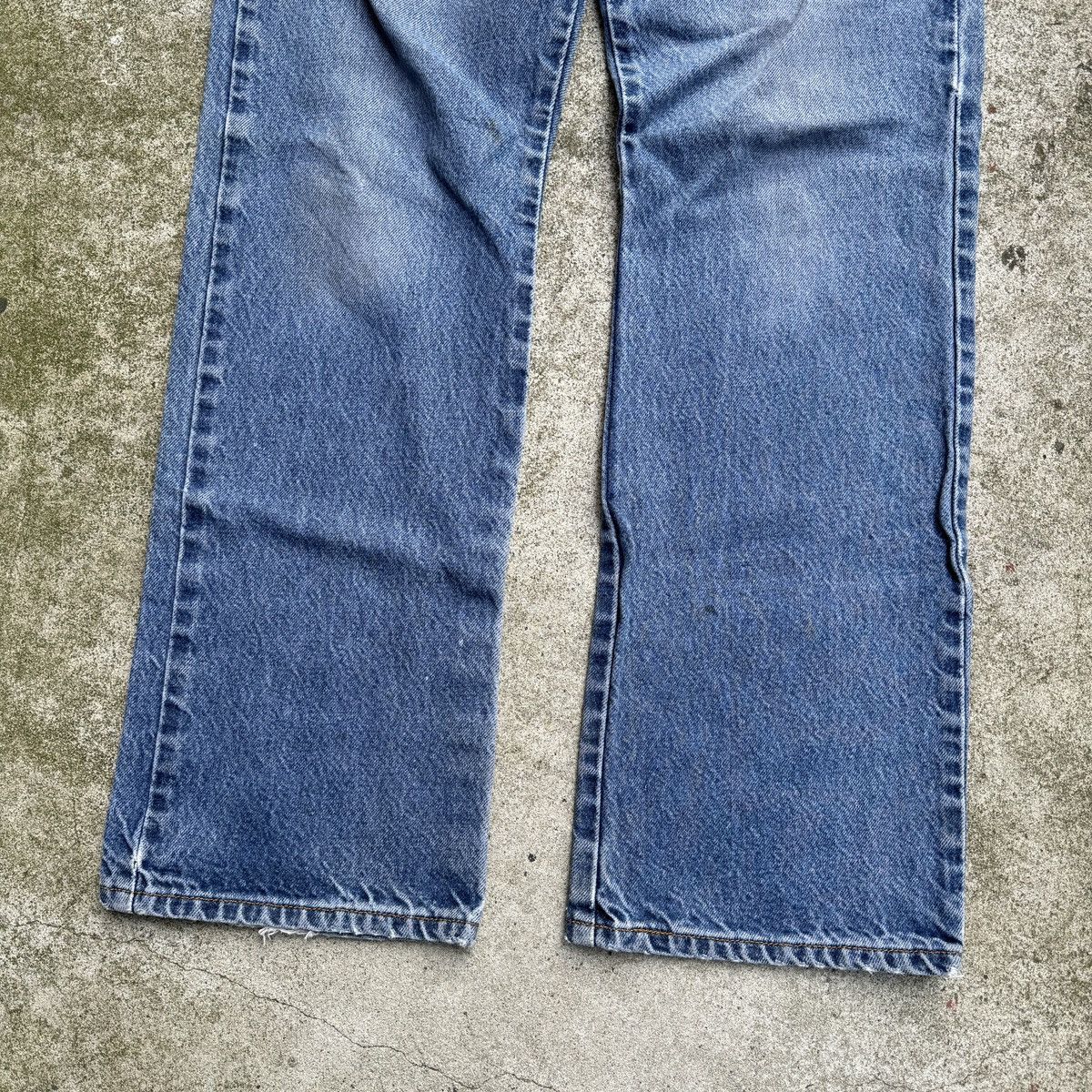 Levi's Levi's 517 Bootcut Faded Thrashed Jeans ERD Grunge Chrome Size US 33 - 11 Thumbnail