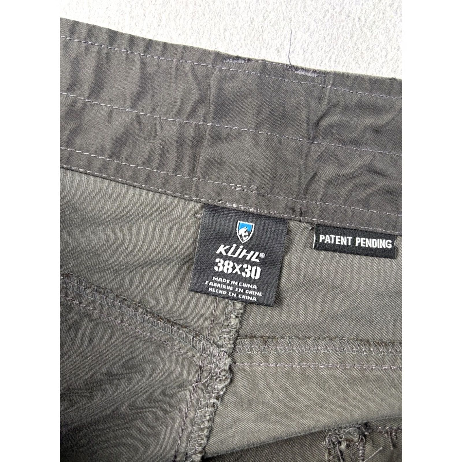 Vintage Kuhl Slax Pants Mens 38x30 Gray Klassik Fit Enduro Hiking Chino Outdoors Size US 38 / EU 54 - 6 Thumbnail
