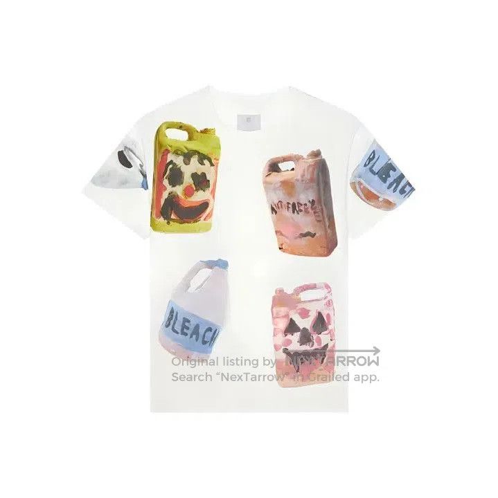 Givenchy GIVENCHY x Josh Smith SS22 Cartoon Print Loose T-Shirt. Size US L / EU 52-54 / 3 - 1 Thumbnail