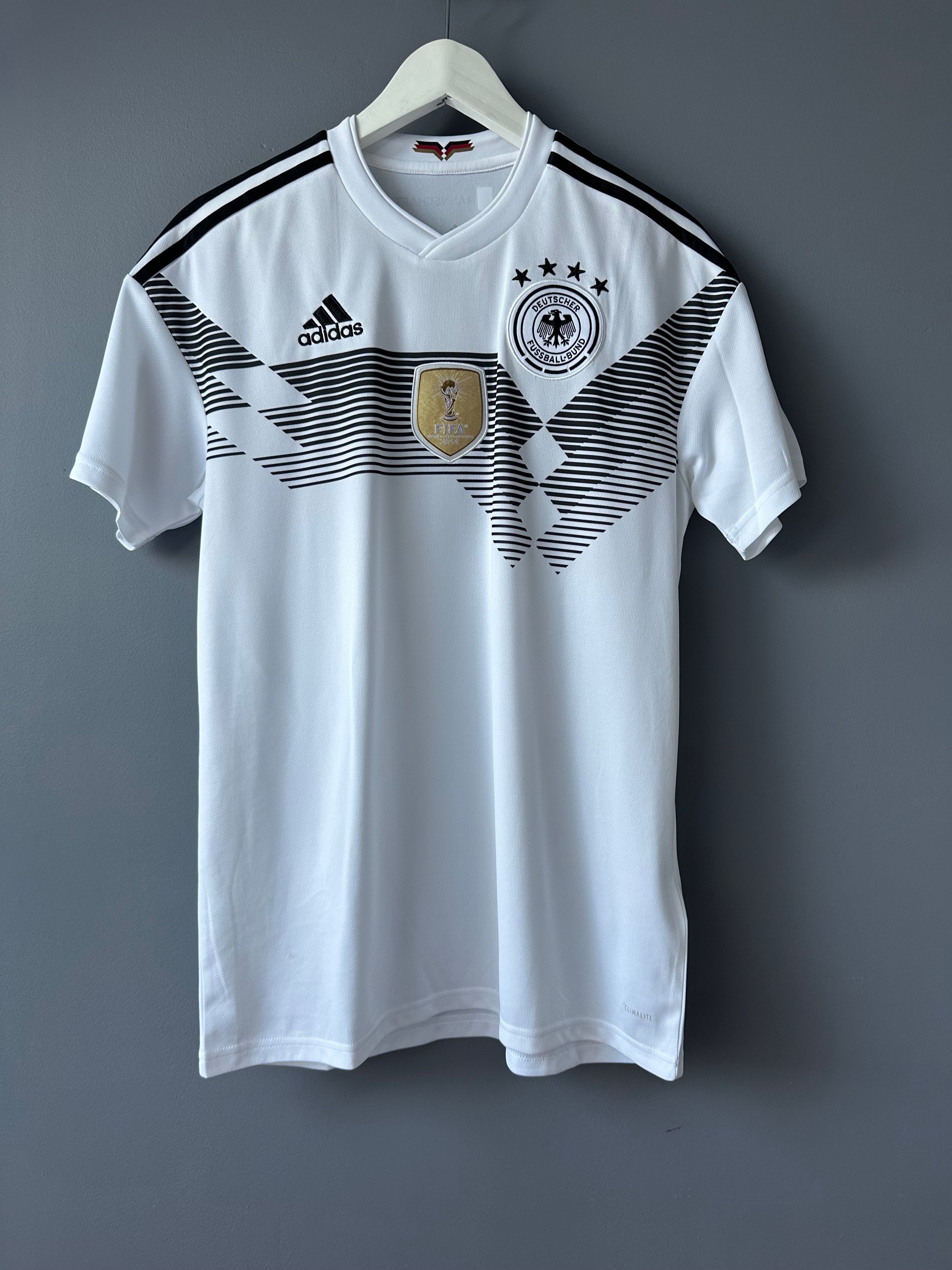 Adidas 2017 Adidas Germany National Team home soccer jersey Size US M / EU 48-50 / 2 - 1 Thumbnail