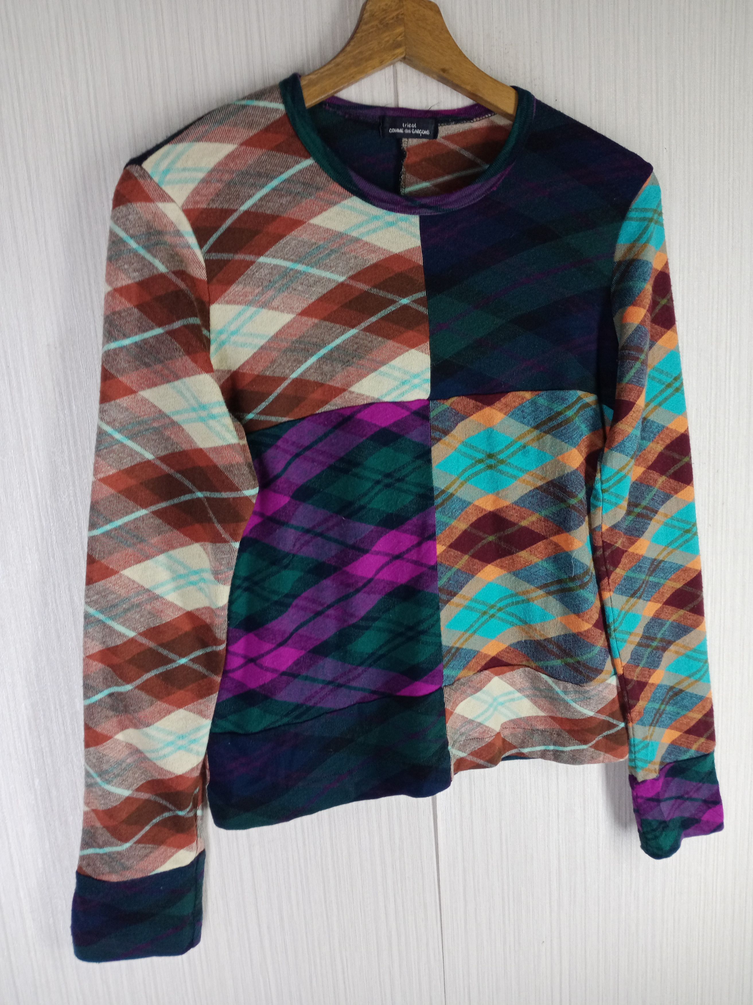 Comme des Garcons Rare Vintage COMME Des GARCONS Patchwork Top Size S / US 4 / IT 40 - 2 Thumbnail