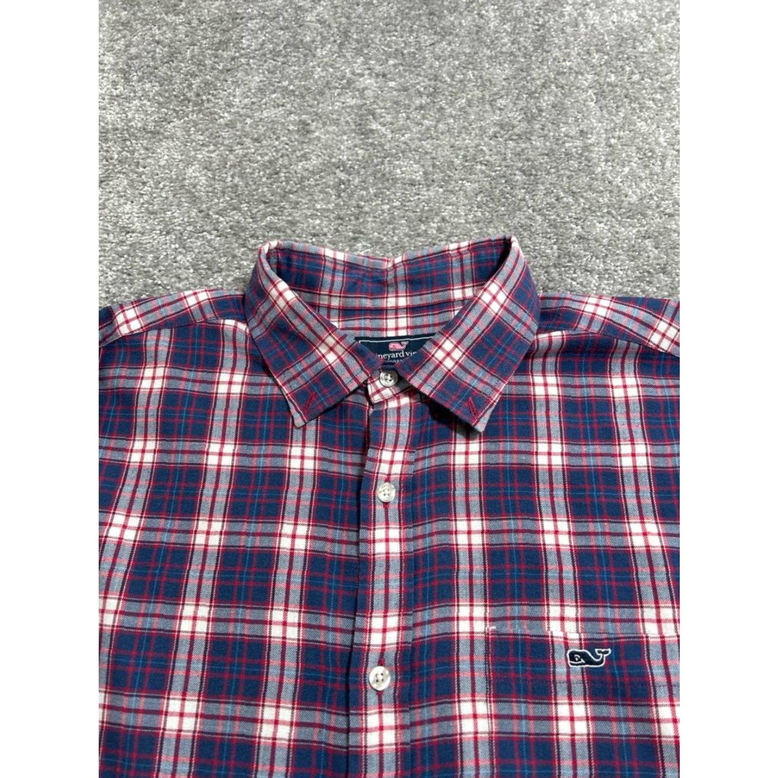Vineyard Vines Vineyard Vines Tucker Shirt Mens Large Multi Lisbon Performance Logo Classic Fit Size US L / EU 52-54 / 3 - 3 Thumbnail