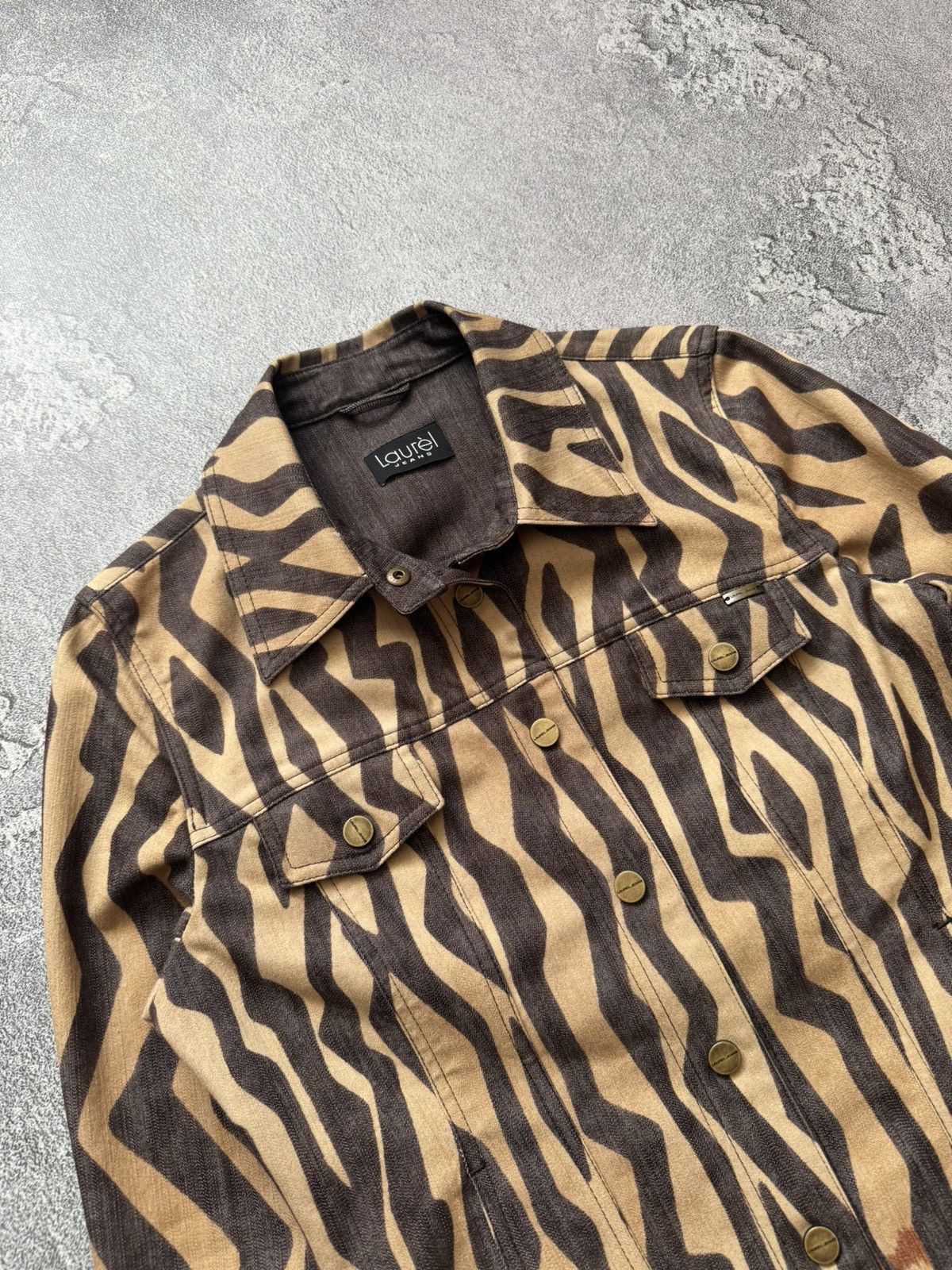 Escada × Escada Sport Lauren by Escada 36 all printed leopard brown jacket denim Size S / US 4 / IT 40 - 2 Thumbnail