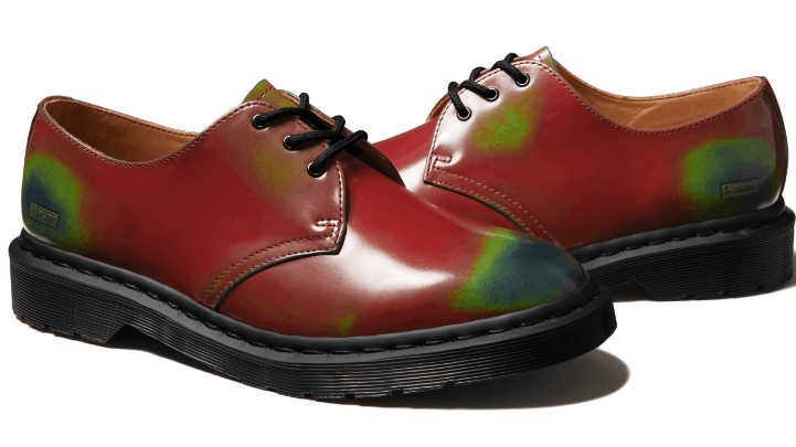 Supreme Dr. Martens 1461 3-Eye Shoe Wear Away Pack Red