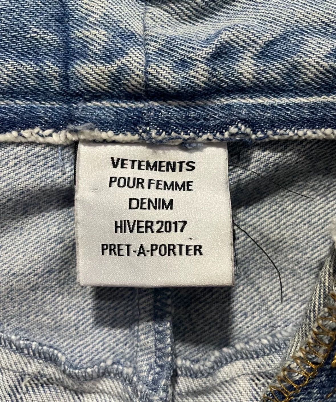 Vetements Vetements Levis Blue Splicing Jeans 2412-Nextarrow Size US 32 / EU 48 - 5 Thumbnail