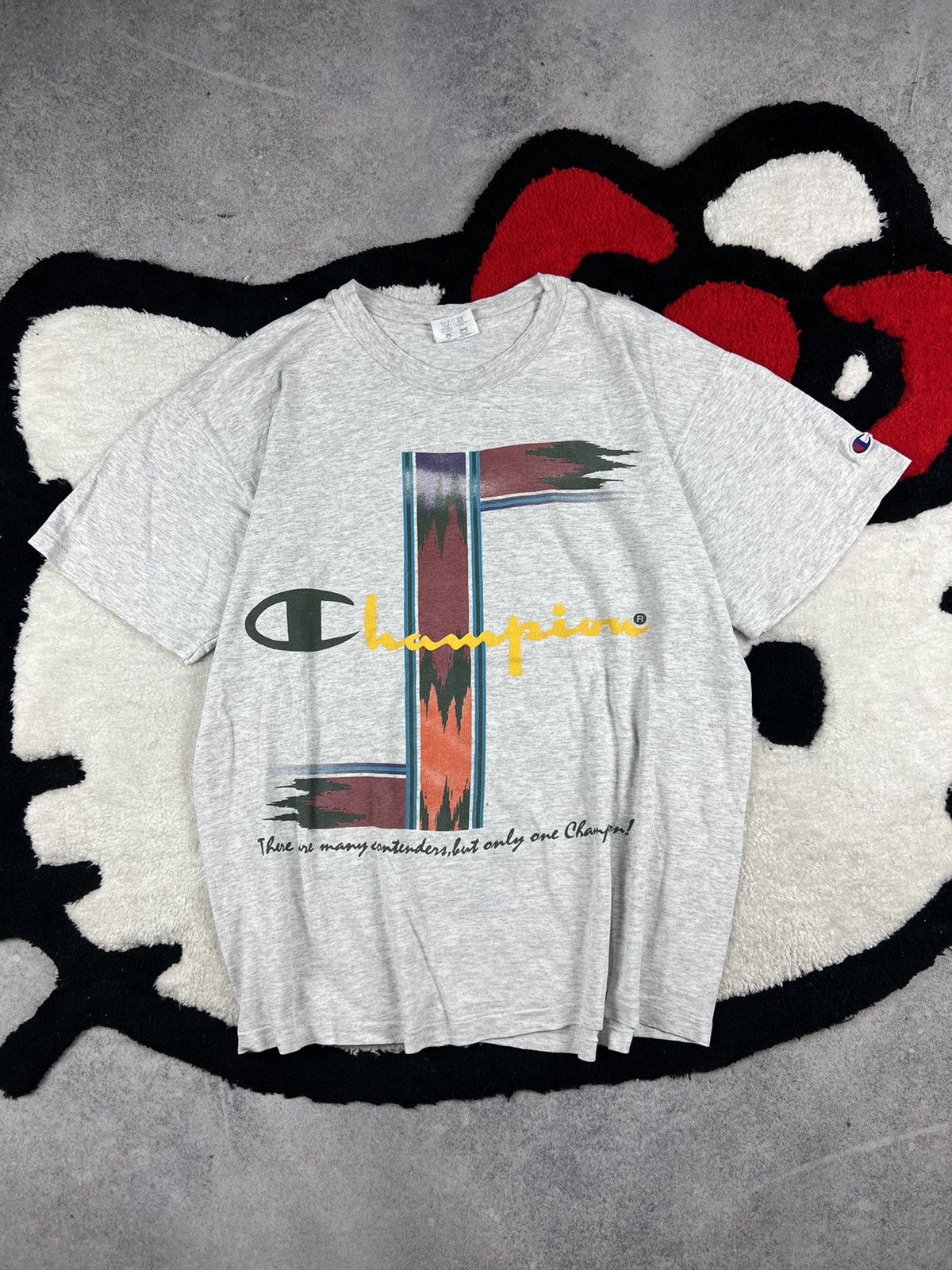 Champion Vintage Champion 90s USA Single Stitch Y2K Tee Shirt Size US L / EU 52-54 / 3 - 1 Thumbnail