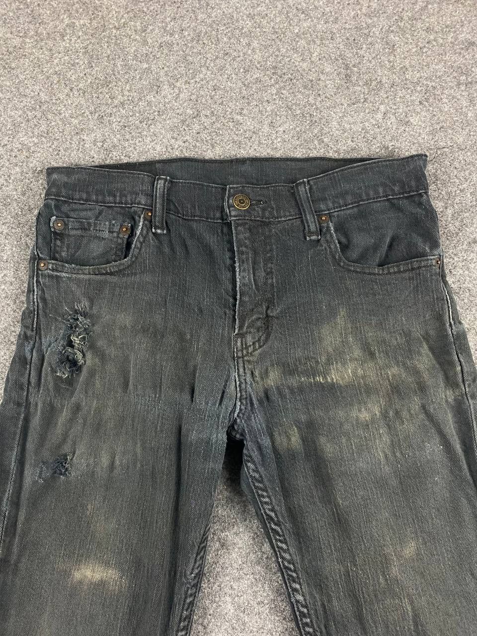 Levi's levis 511 slim distressed denim nice design Size US 32 / EU 48 - 9 Thumbnail