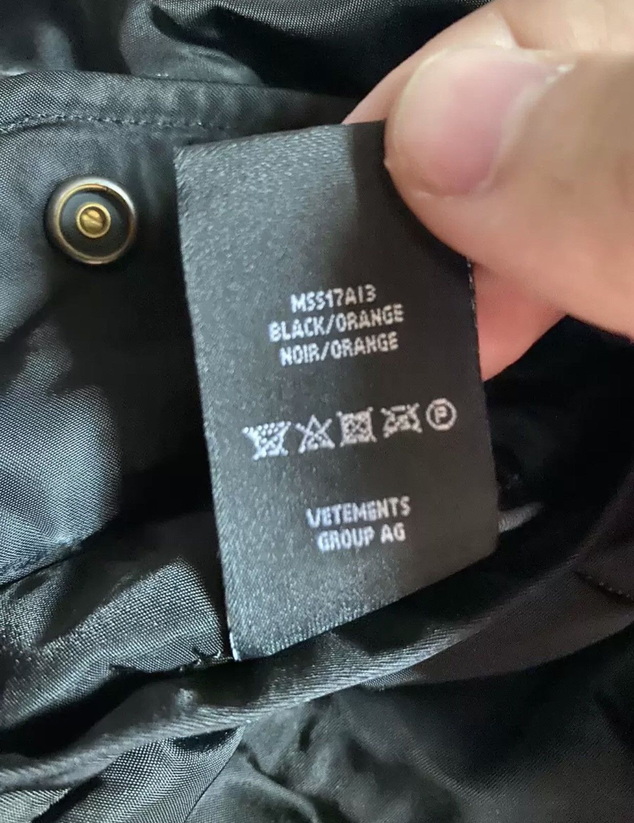 Vetements Vetements alpha's size 17ss original cotton-padded jacket Size US S / EU 44-46 / 1 - 8 Thumbnail