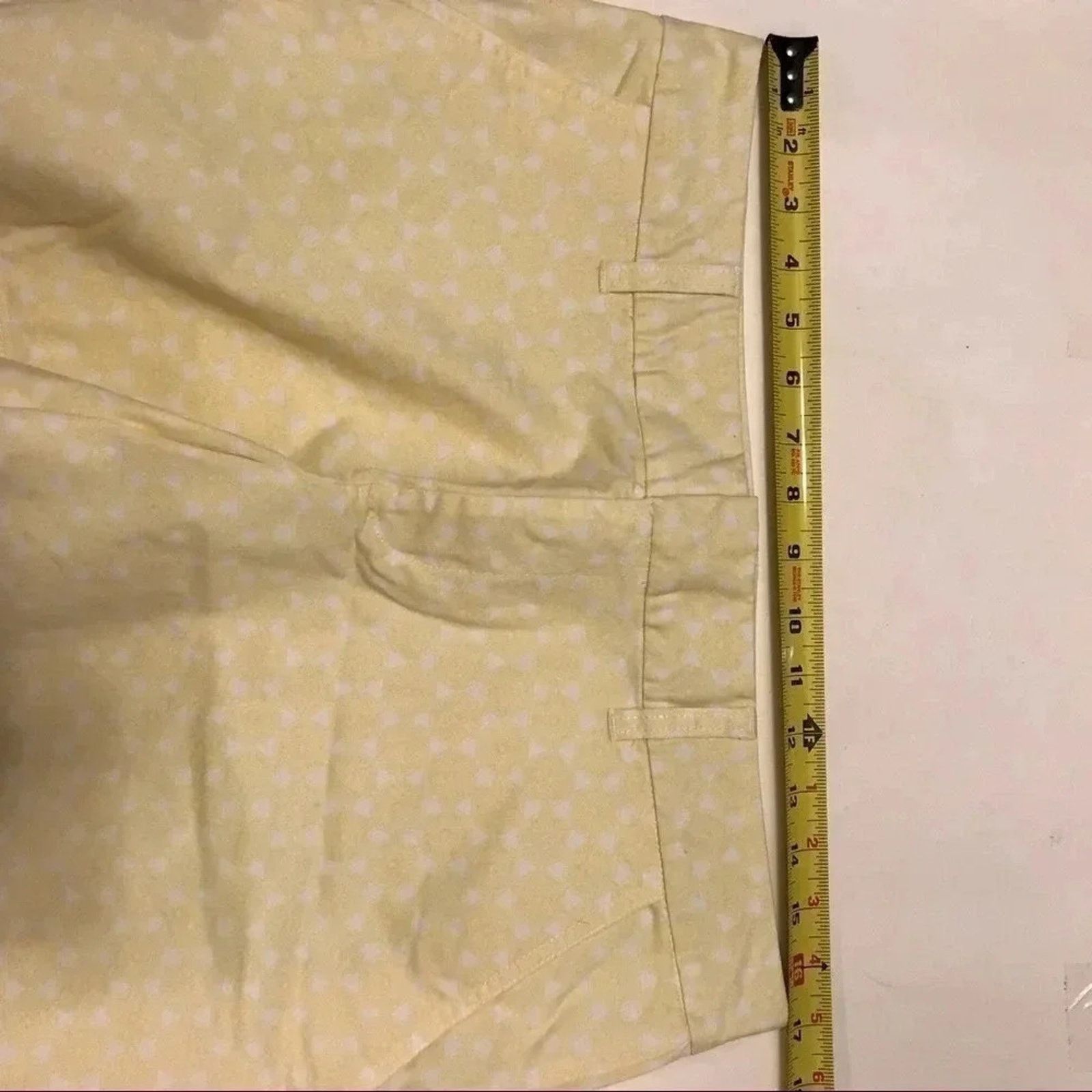 Le TIGRE Le Tigre Shorts Womens Light Yellow Pattern 12 Size 34" / US 12 / IT 48 - 9 Thumbnail