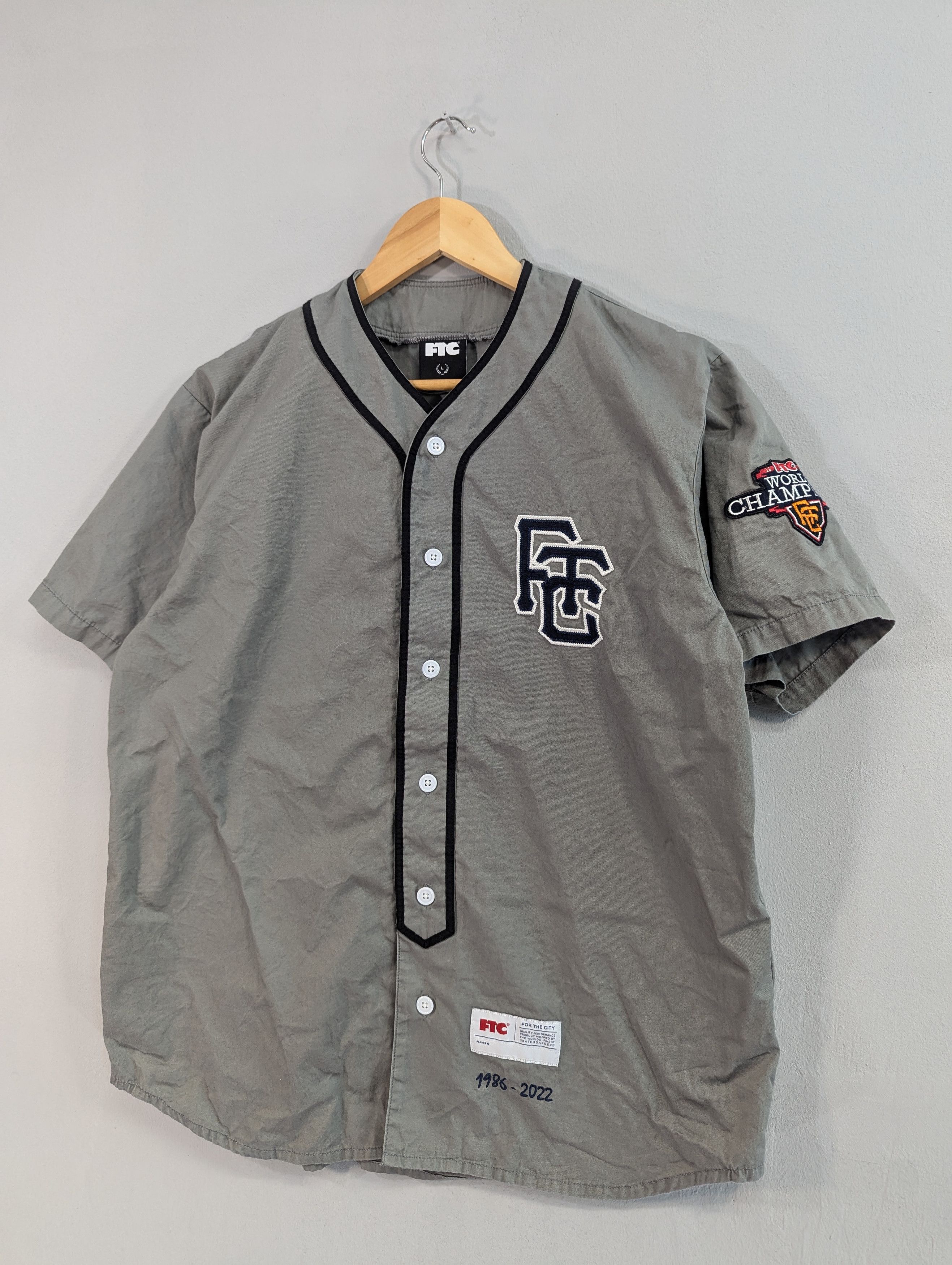 FTC FTC Skateboarding Short Sleeve Baseball Shirt Size L Size US L / EU 52-54 / 3 - 2 Thumbnail