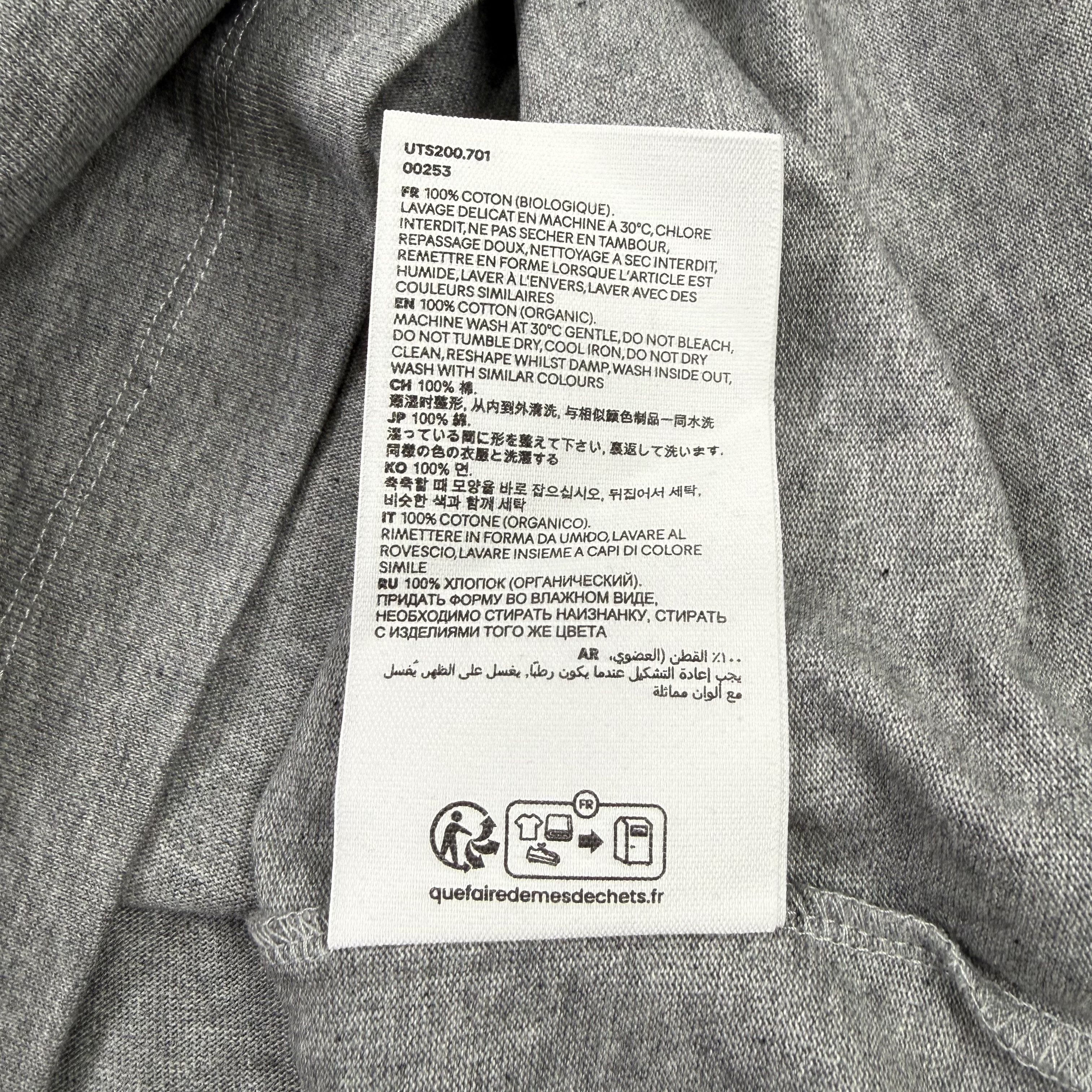 AMI Ami Alexandre Mattiussi Grey Long Sleeve T-Shirt Size US M / EU 48-50 / 2 - 7 Thumbnail