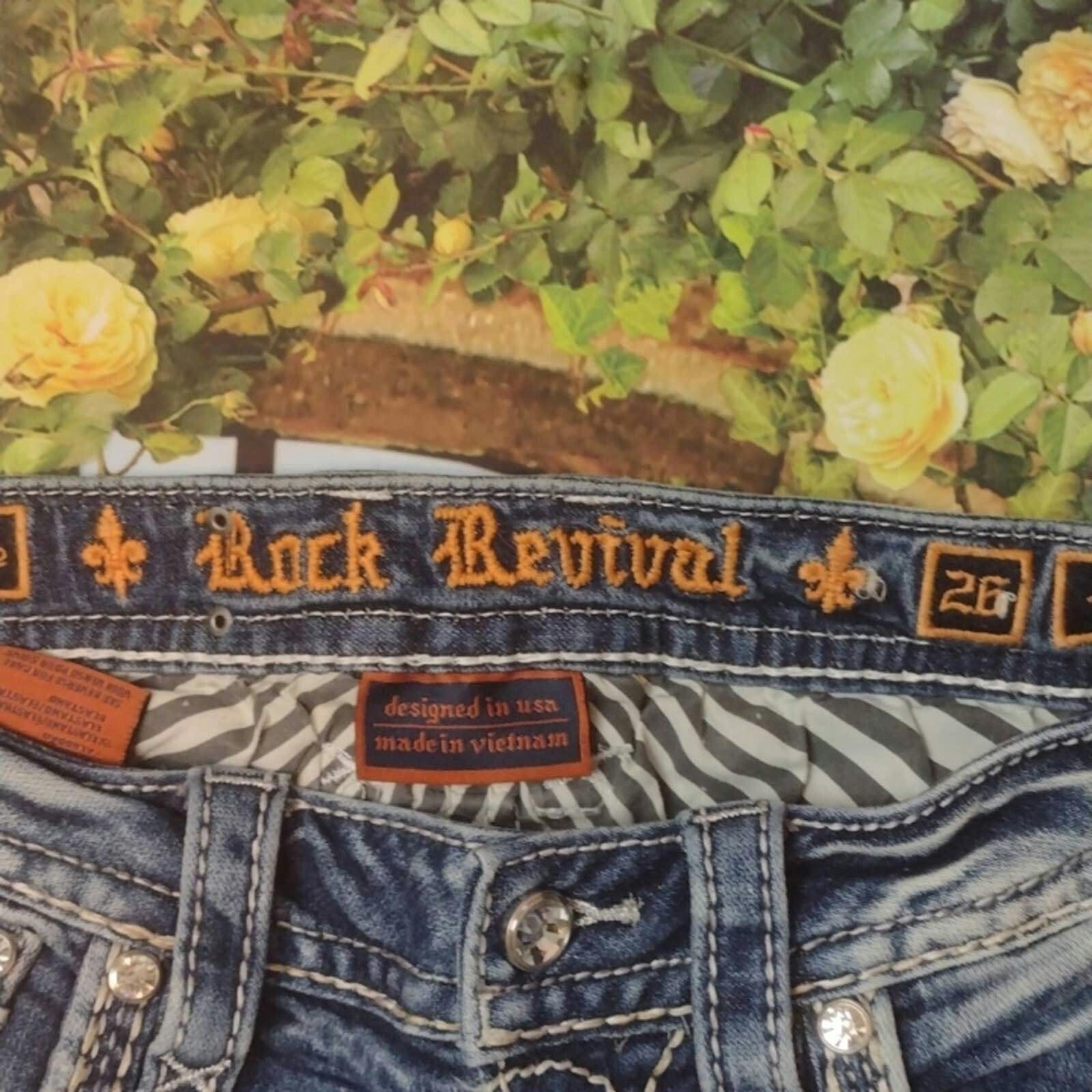 Rock Revival Rock revival ash rose mid rise skinny jeans size 26 Size 26" / US 2 / IT 38 - 3 Thumbnail