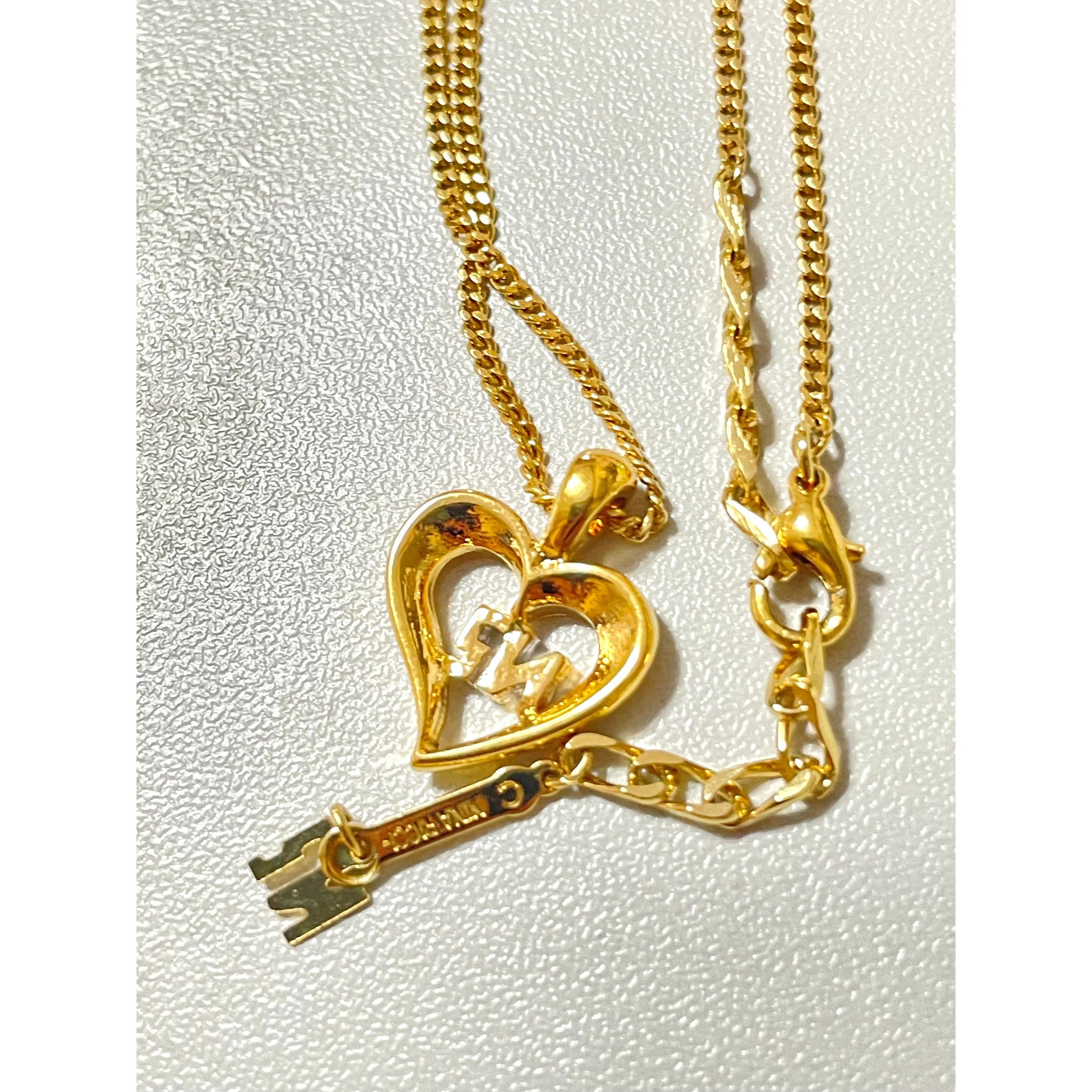 Nina Ricci MINT. Vintage NINA RICCI skinny chain necklace with crystal Size ONE SIZE - 6 Thumbnail