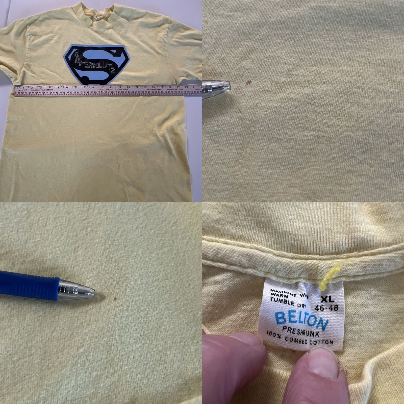 Nixon VINTAGE SUPERKLUTZ Tshirt XL FBI Operative G. Gordon Liddy Nixon Single Stitch USA 1977 Mens Size US XL / EU 56 / 4 - 9 Thumbnail