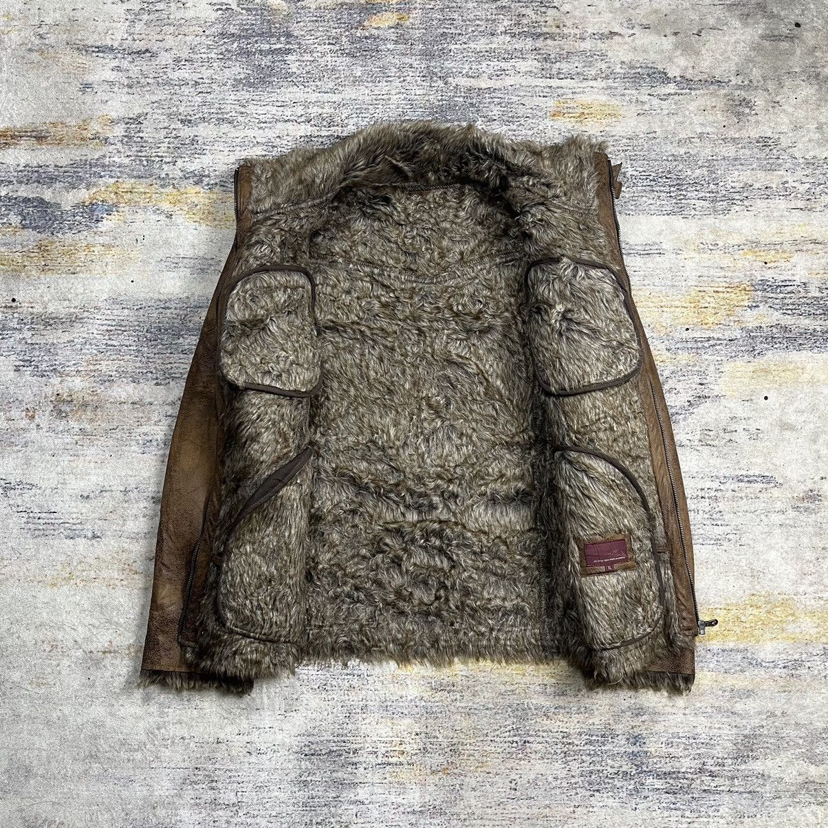 Le Grande Bleu (L.G.B.) Japanese brand Mossimo suede fur rider jacket vkei style Size US XL / EU 56 / 4 - 9 Thumbnail