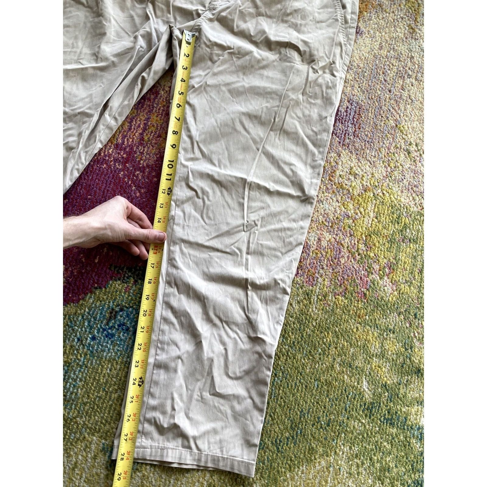 johnnie-O Johnnie-O Pants Khaki Beige Mens 38 38x28 Chino Preppy Golf Travel Countries Sports Inseam 28 Regular Mens Size US 38 / EU 54 - 4 Thumbnail