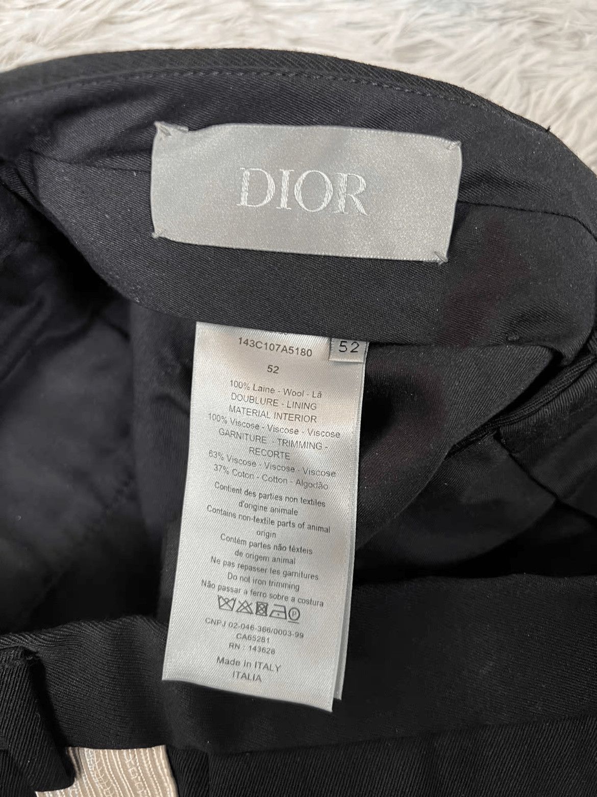 Dior Dior Sz 52 Dior 21AW Side Stripe Trousers-2506 Size US 36 / EU 52 - 4 Thumbnail