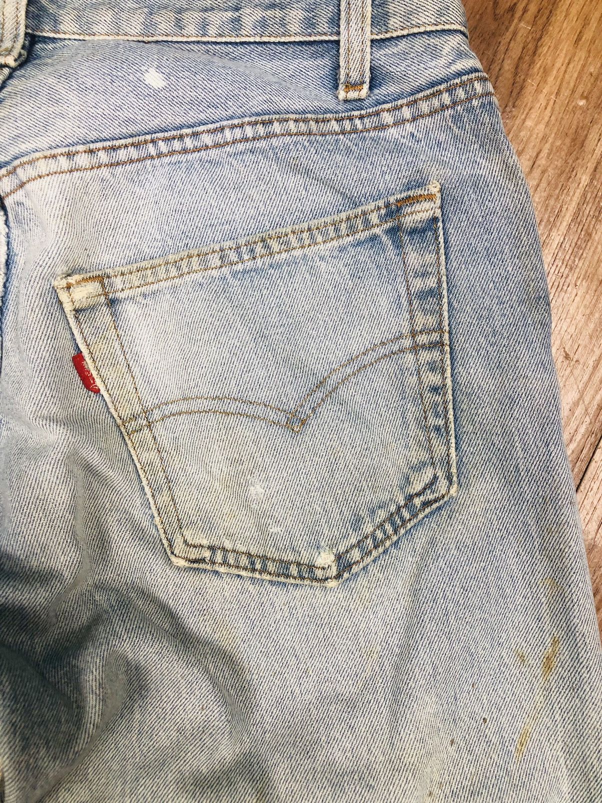 Levi's RARE VINTAGE Levi's 501 Custom Distressed Jeans (40) Size US 30 / EU 46 - 17 Thumbnail