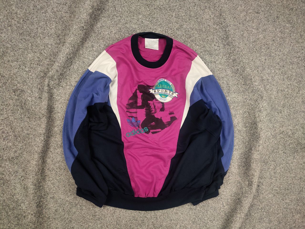 Adidas Vintage 90's Adidas Originals Worldwide Sports Sweatshirt Size US L / EU 52-54 / 3 - 1 Thumbnail