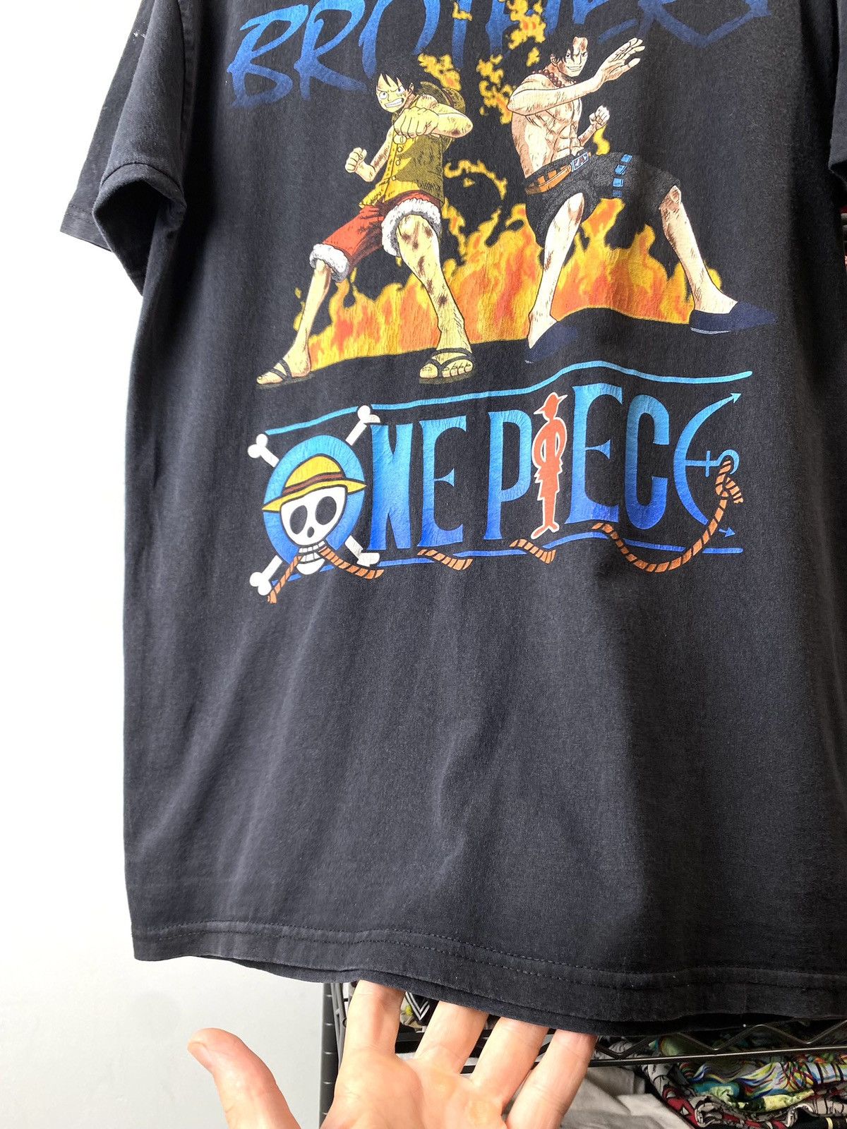Anime Vintage 00’s Brothers One Piece Japan Cartoon T Shirt Anime Size US M / EU 48-50 / 2 - 7 Thumbnail