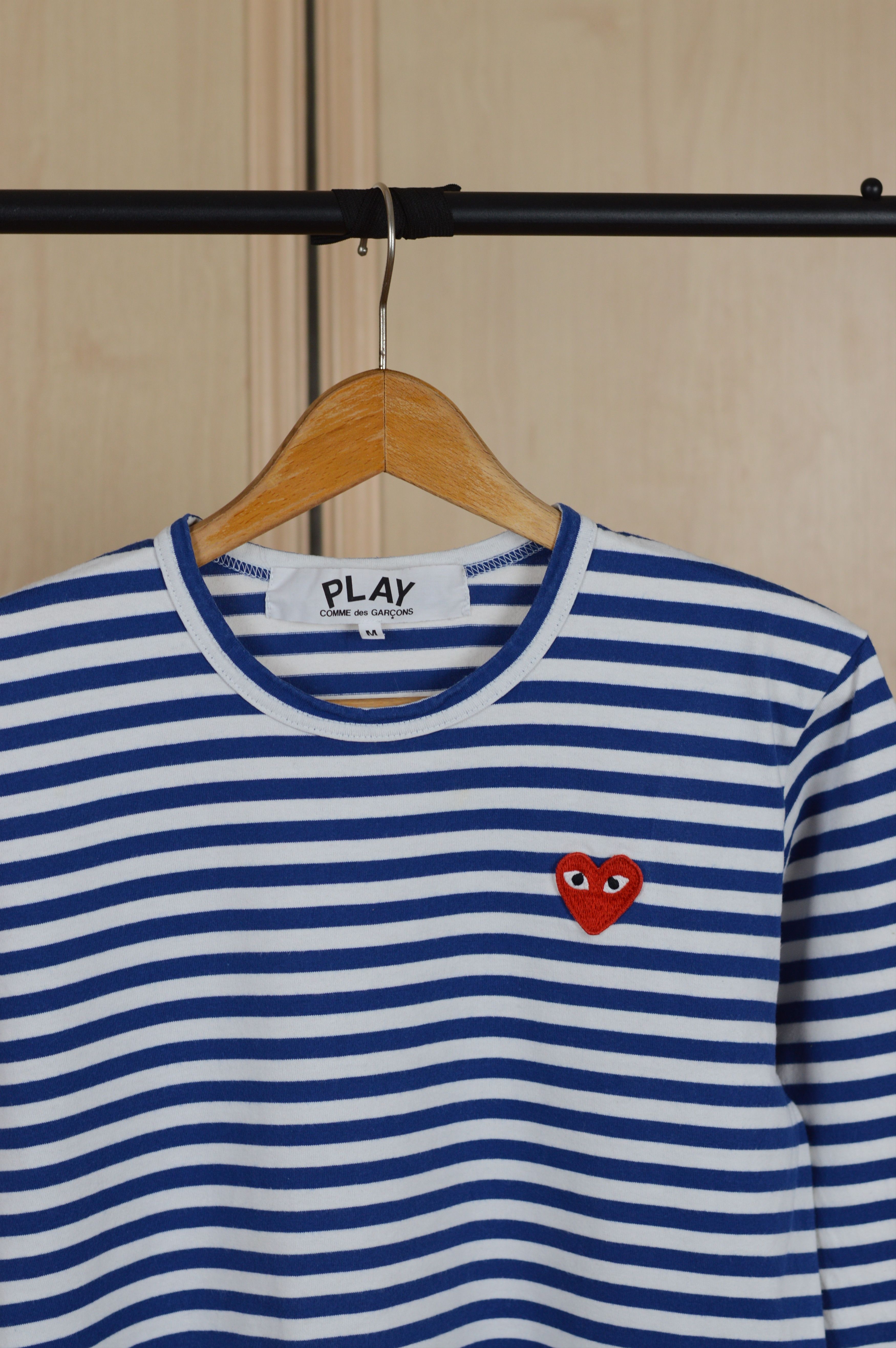Comme des Garcons PLAY Play Comme Des Garcons Long Sleeve tee Size M / US 6-8 / IT 42-44 - 2 Thumbnail