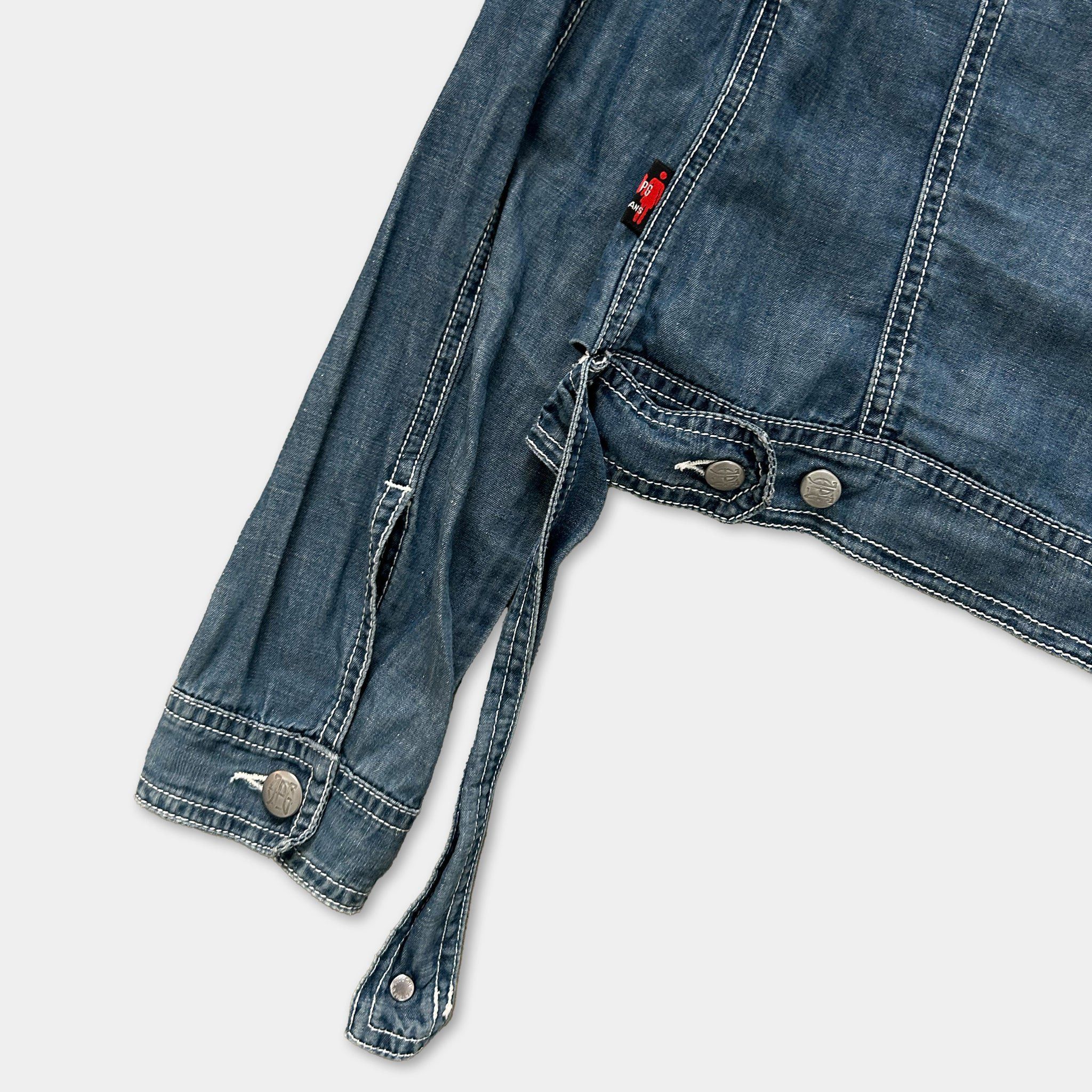 Jean Paul Gaultier Jean Paul Gaultier 2000's Open Chest Denim Jacket Size US S / EU 44-46 / 1 - 5 Thumbnail