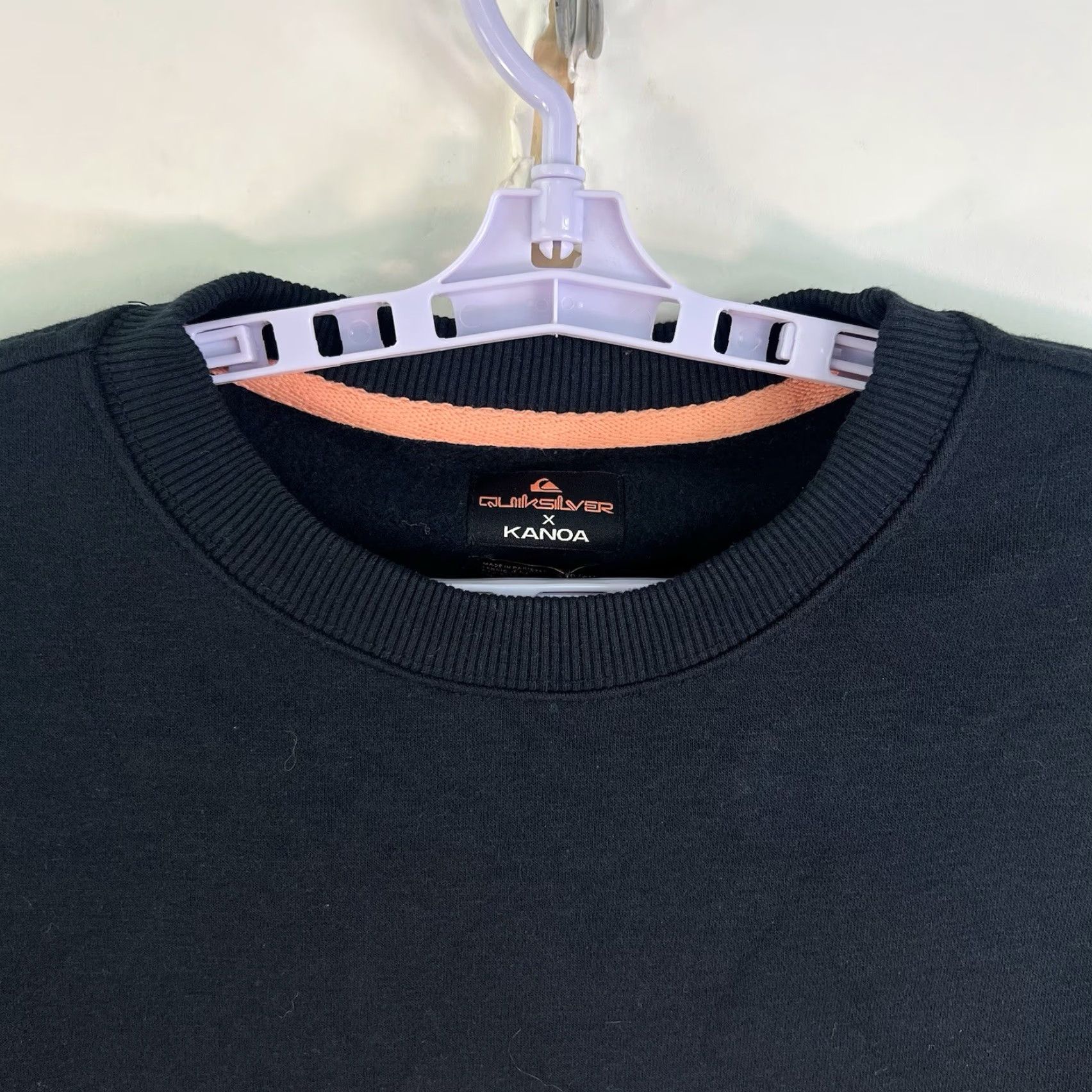 Quiksilver VINTAGE Quiksilver Sweatshirt Mens Size S Black Pullover All Seasons Crew Neck Breathable Graphic Print Size US S / EU 44-46 / 1 - 3 Thumbnail