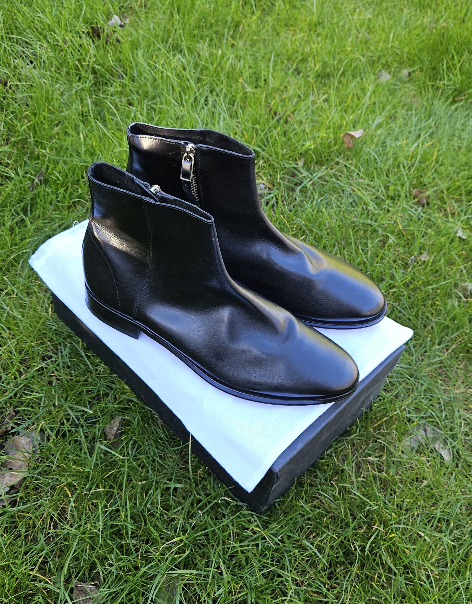 Paul Smith Paul Smith black leather zip Chelsea boots *new* Size US 10 / EU 43 - 1 Thumbnail