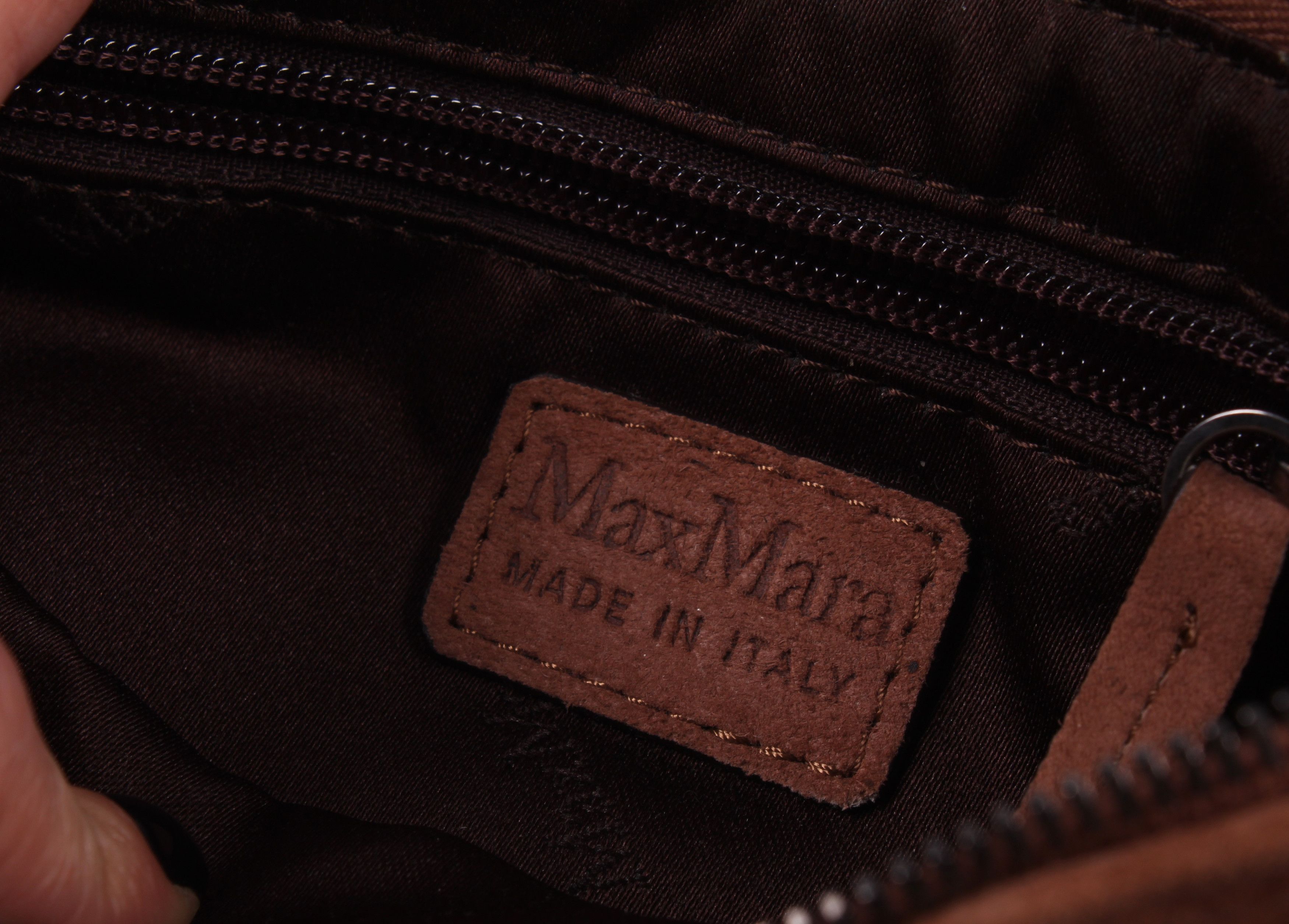 Max Mara Max Mara Small Suede Mini Bag Size ONE SIZE - 6 Thumbnail